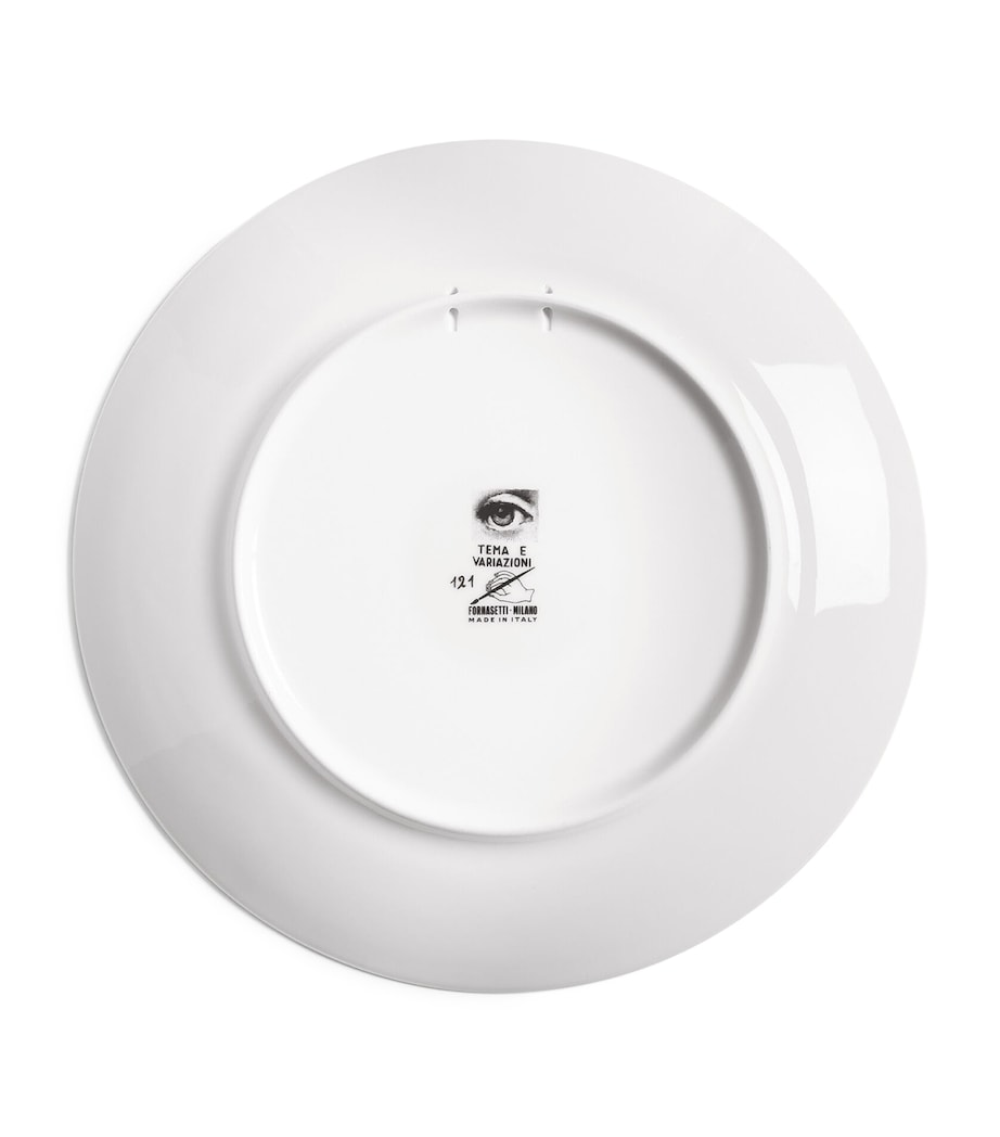 Fornasetti Tema e Variazioni No. 121 Wall Plate (26cm) Image 3