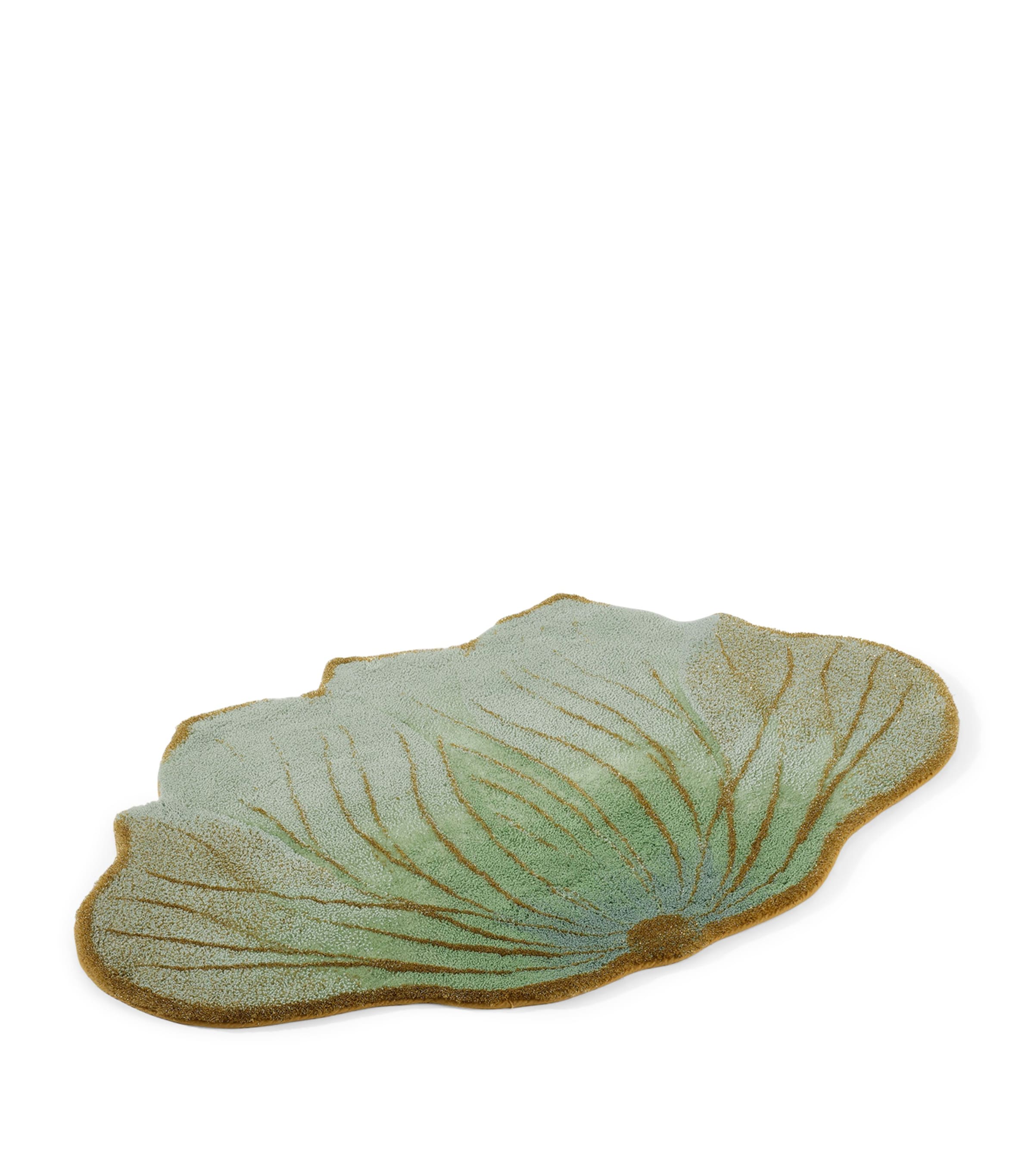 Lotus Bath Mat (80cm x 120cm) AQUA Image 4