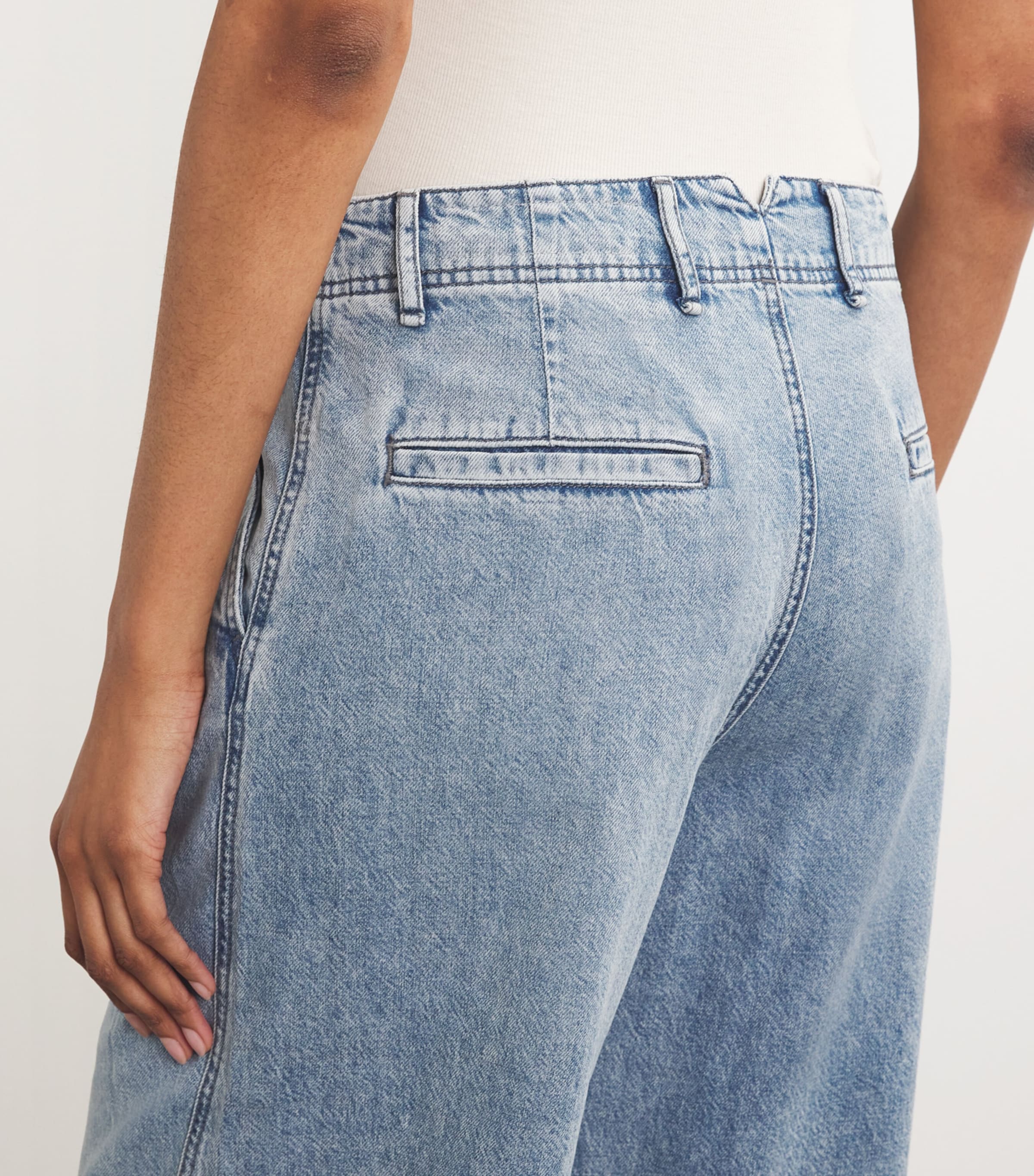 Rag & Bone Womens Featherweight Sofie High-Rise Wide-Leg Jeans Annie Image 6