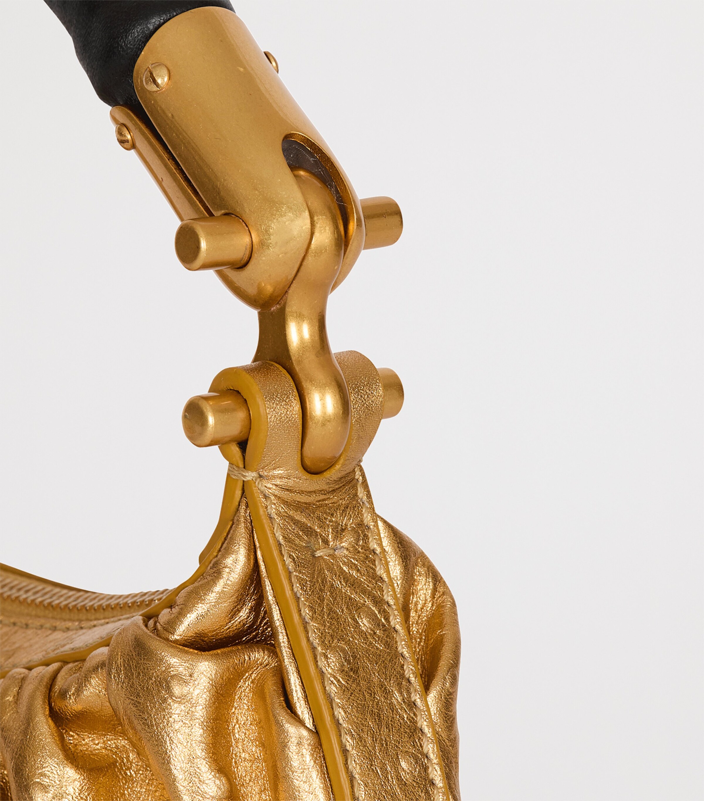 Mini Leather Ebene Top-Handle Bag 1KA OR Image 8