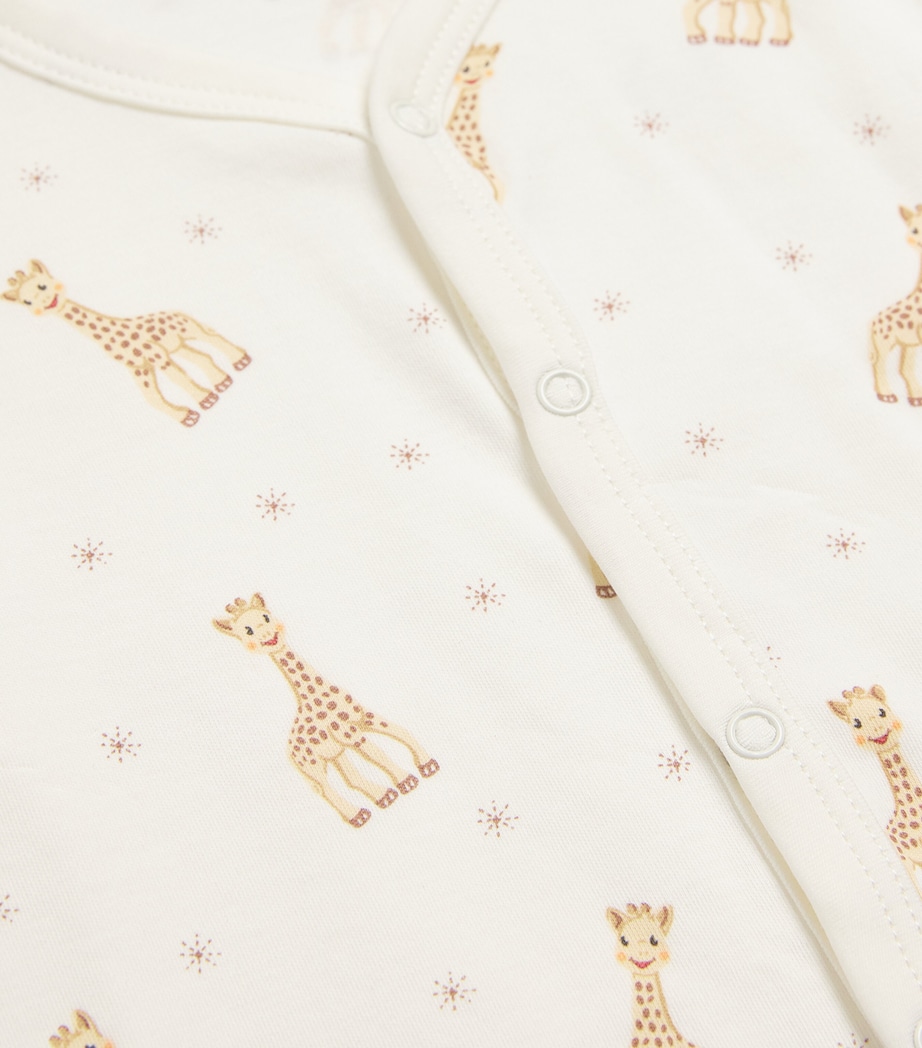 Pima Cotton Sophie La Girafe All-In-One (Premature Baby - 9 Months) K285 ECRU Image 3
