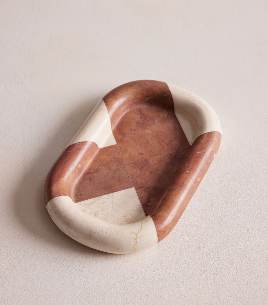 Small Marble Adley Tray (23cm) NO COLOUR Image 3