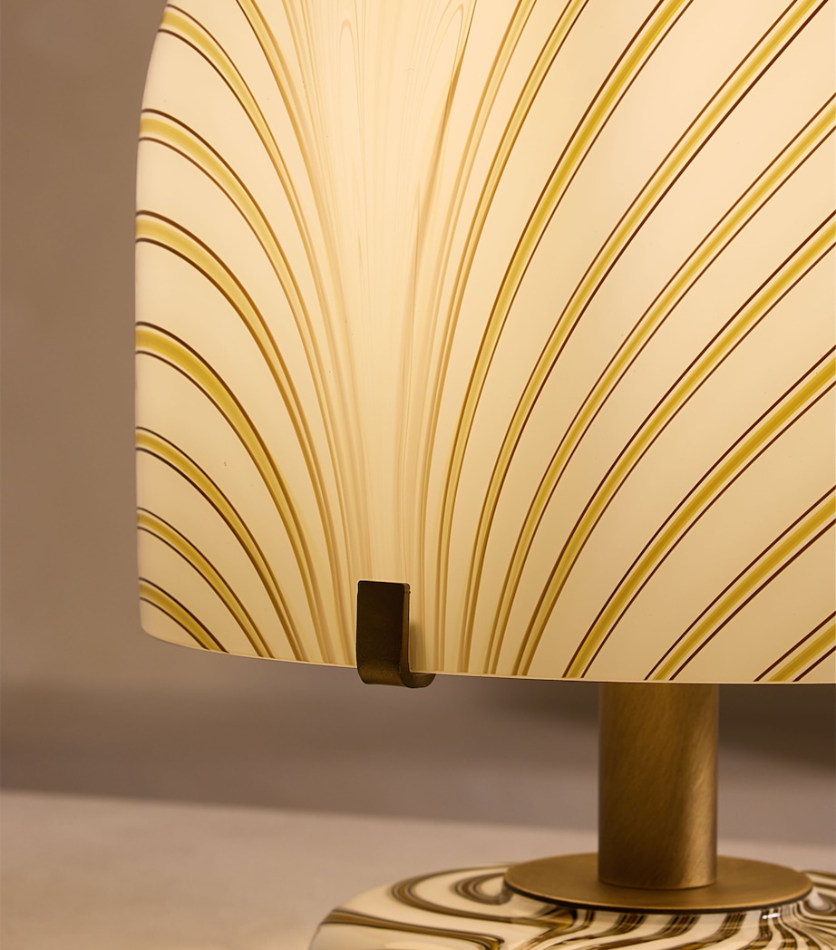 Glass Dimmable Francesco Table Lamp WHITE Image 3