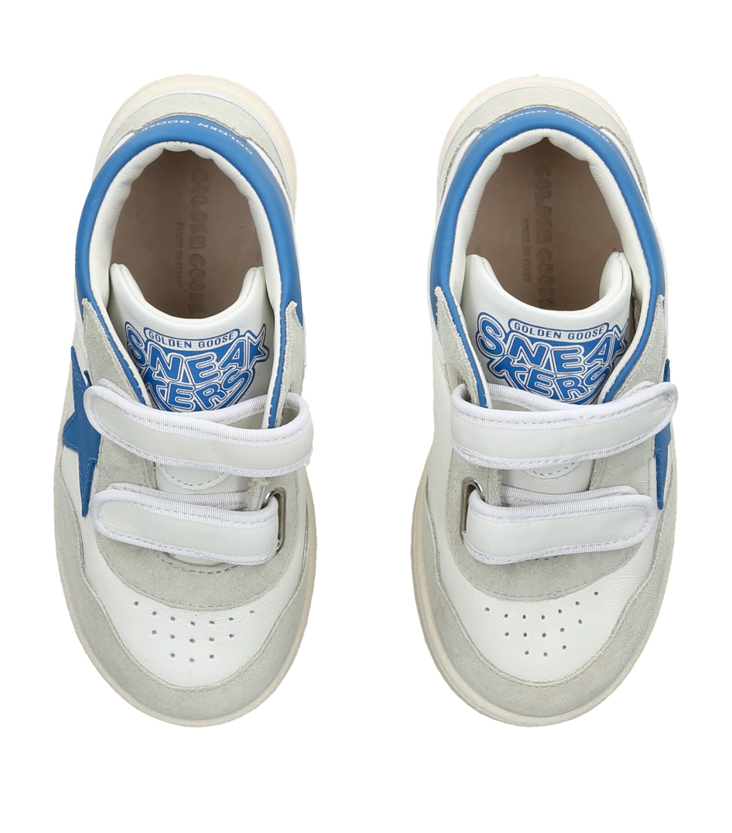 Golden Goose Leather June Sneakers Blue Other Image 3