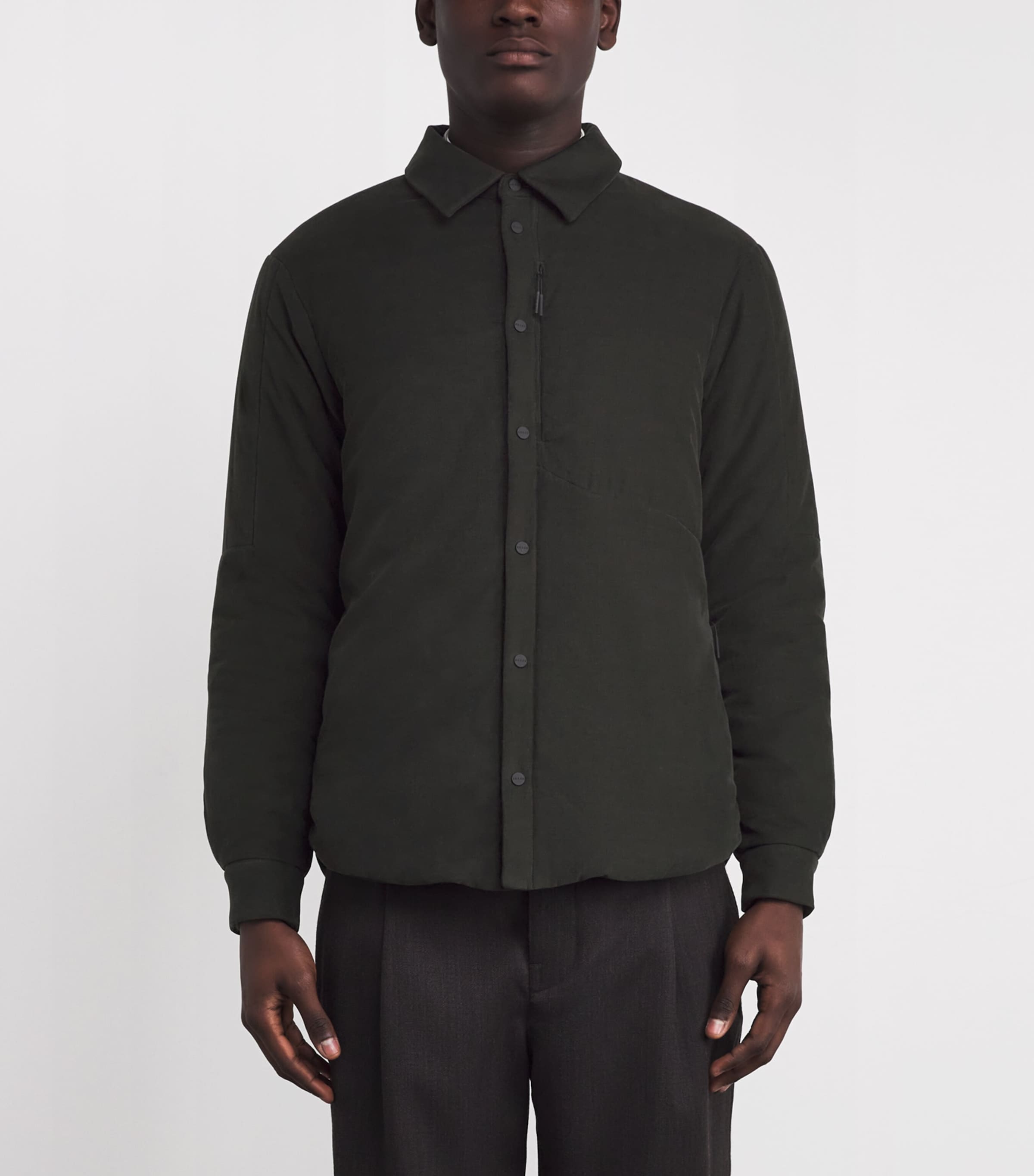 Cotton Padded Gate 2.0 Overshirt DARK GREEN G61 Image 3