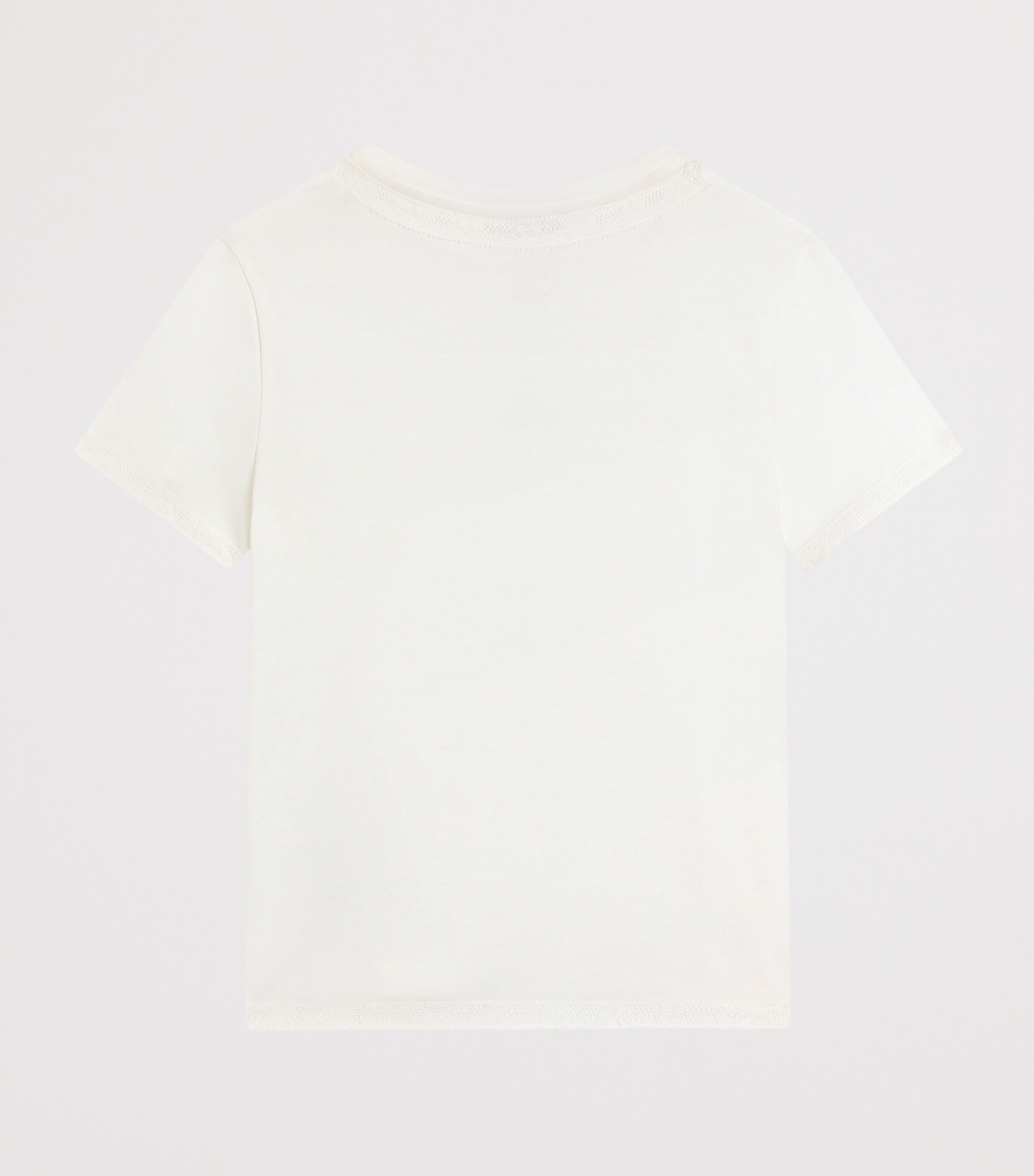 Dolce&Gabbana Kids Cotton Lace-Detail T-Shirt (8-12+ Years) White Image 2