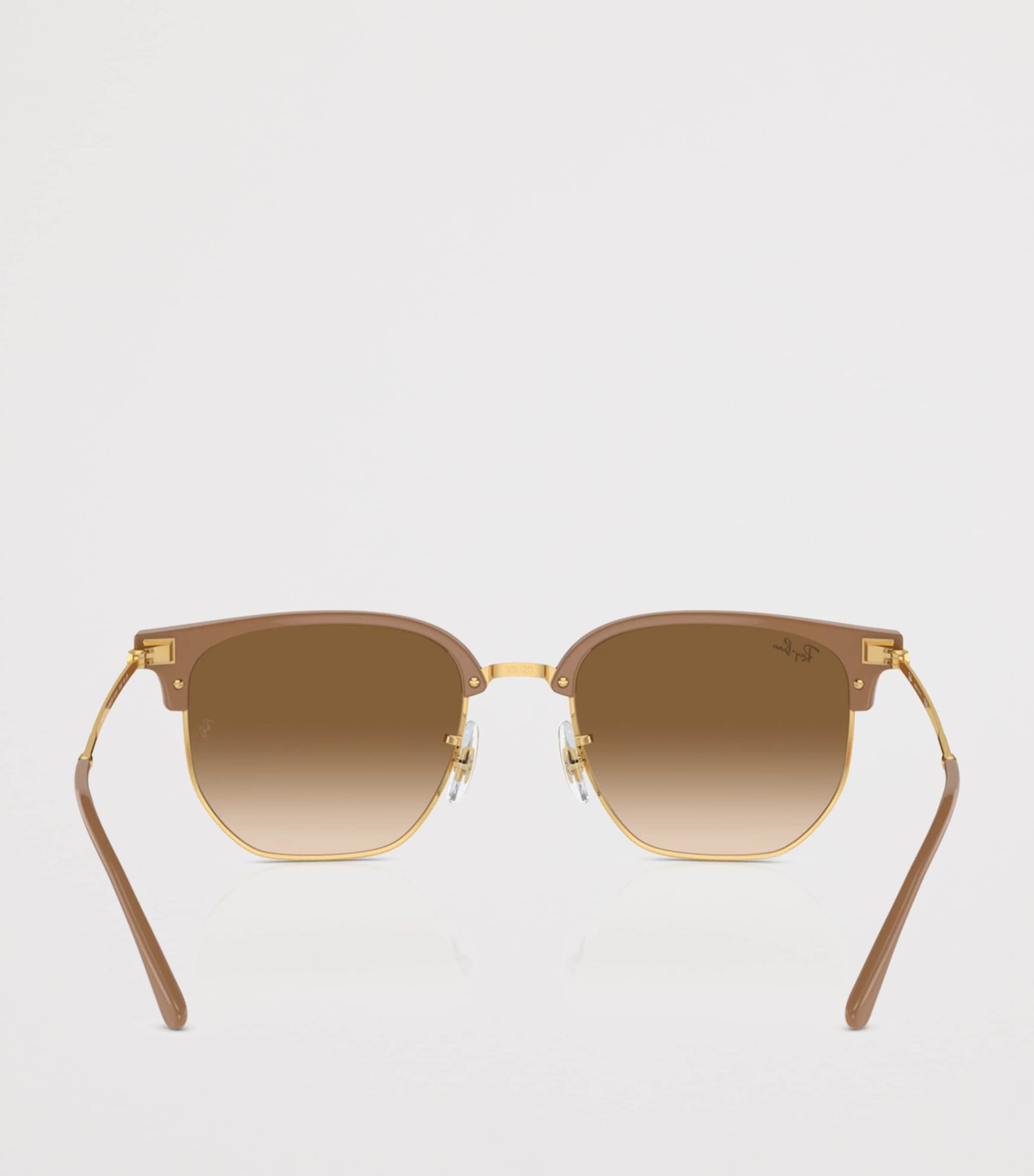 Ray-Ban New Clubmaster Sunglasses Beige Image 4