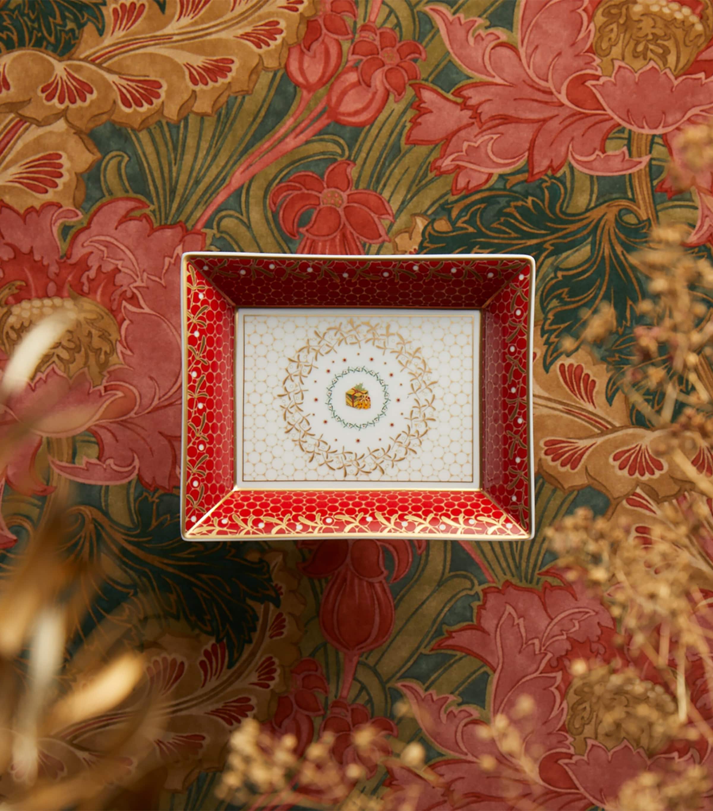 Noël Valet Tray (20cm x 16cm) MULTICOLORE Image 2