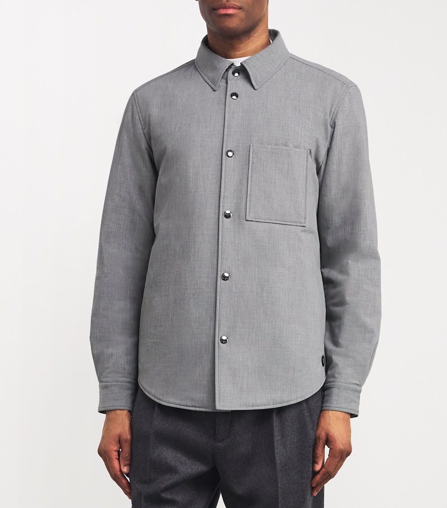 Bogner Mens Olli Overshirt Grey Melange Image 3