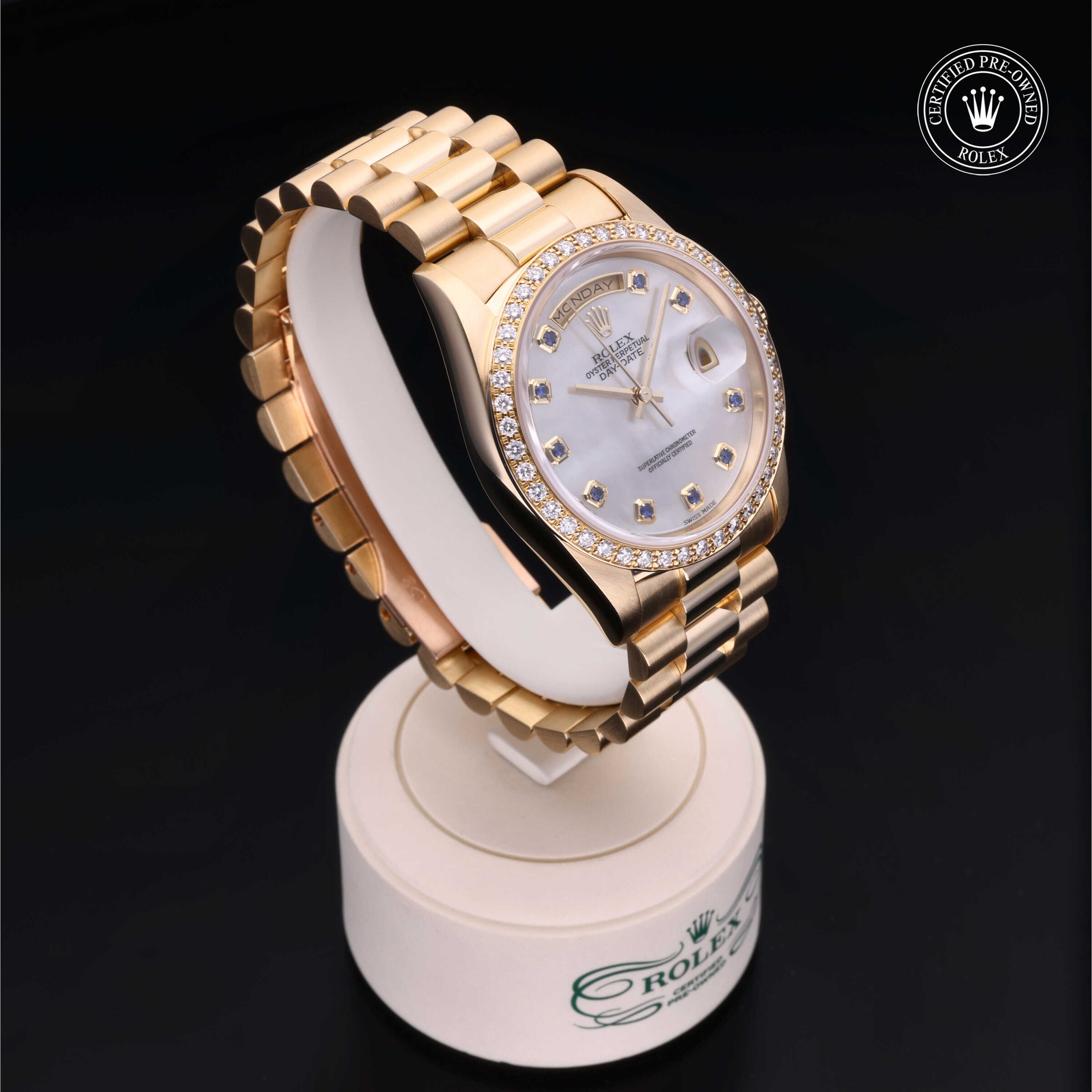 Model image: rolex-certified-pre-owned-Oyster Perpetual Day-Date-36mm-18ct Yellow Gold-1980s-18348