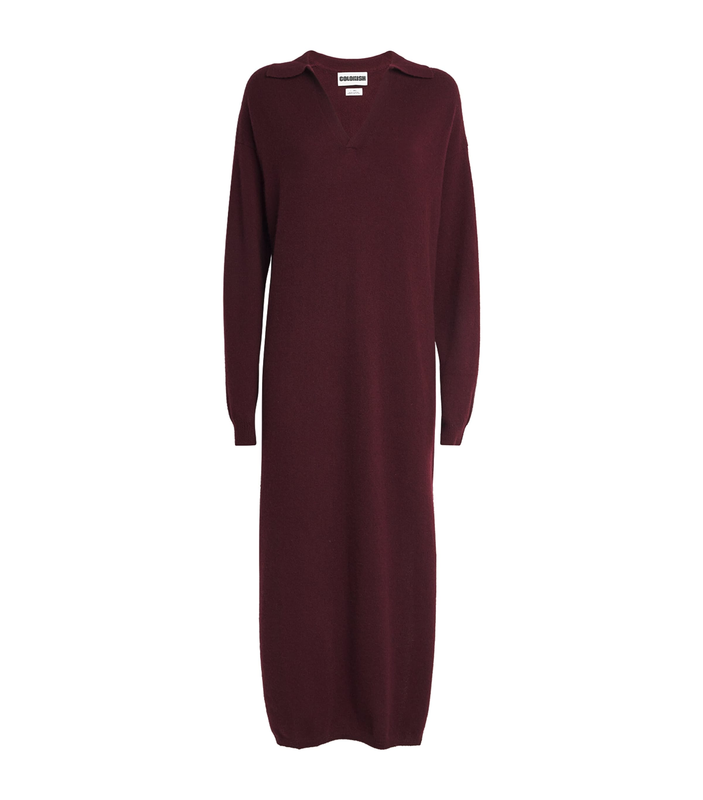 Shop Crush Cashmere Cashmere Dylan Maxi Dress In Red