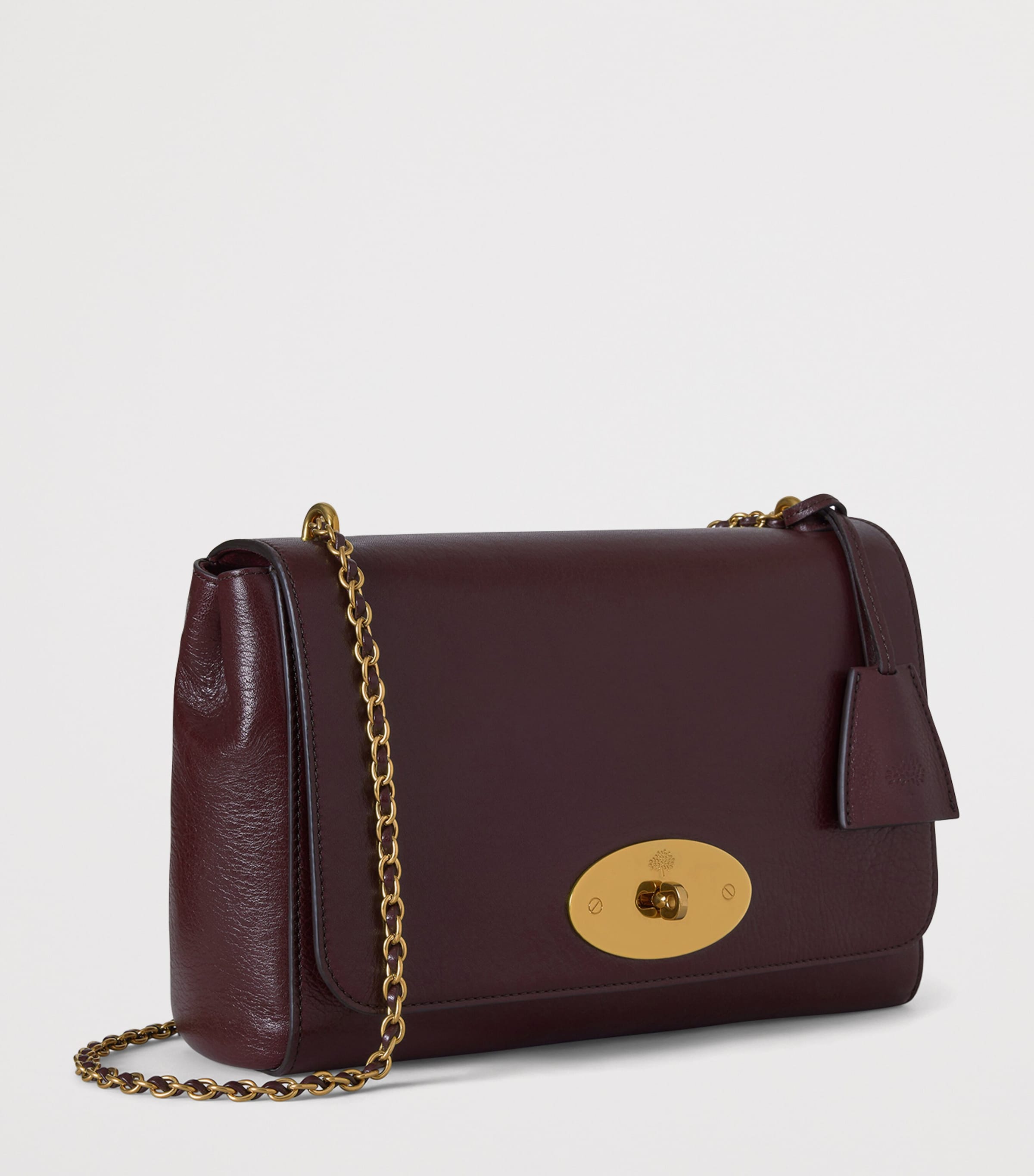 Mulberry Medium Leather Lily Shoulder Bag Oxblood Image 3
