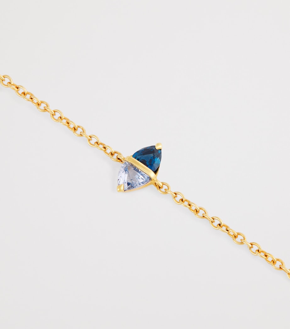 Yellow Gold and Sapphire Tilly Bracelet YELLOW GOLD Image 3