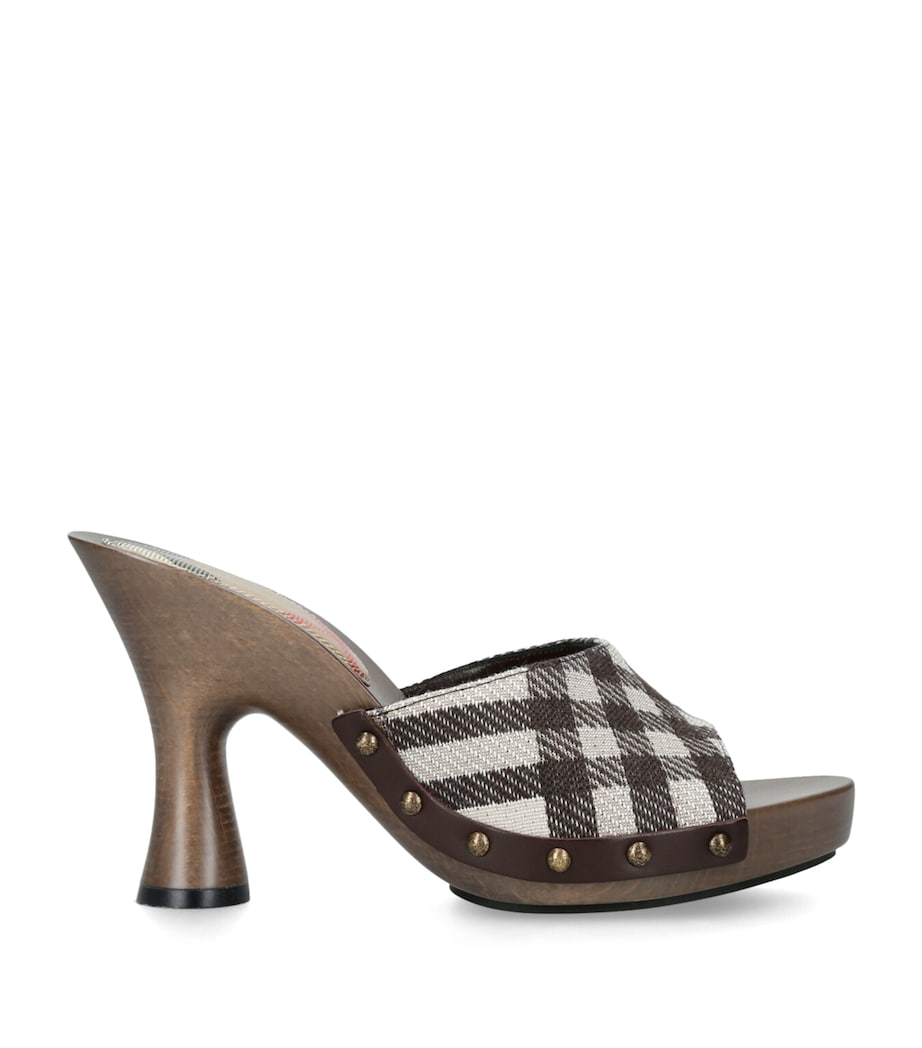 Check Potter Mules 75 MID BROWN Image 1
