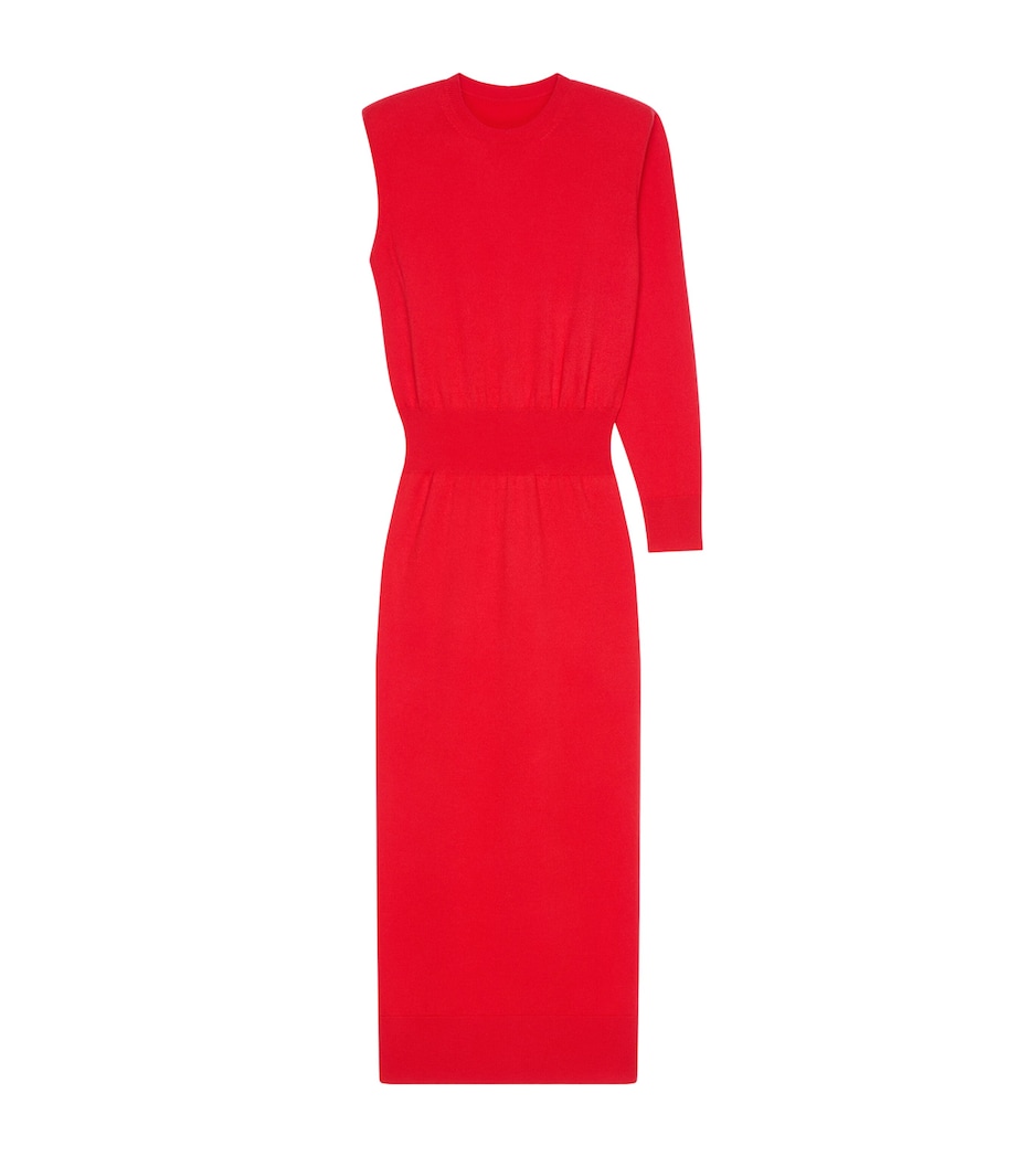 One-Sleeve Midi Dress VERMILLON Image 1