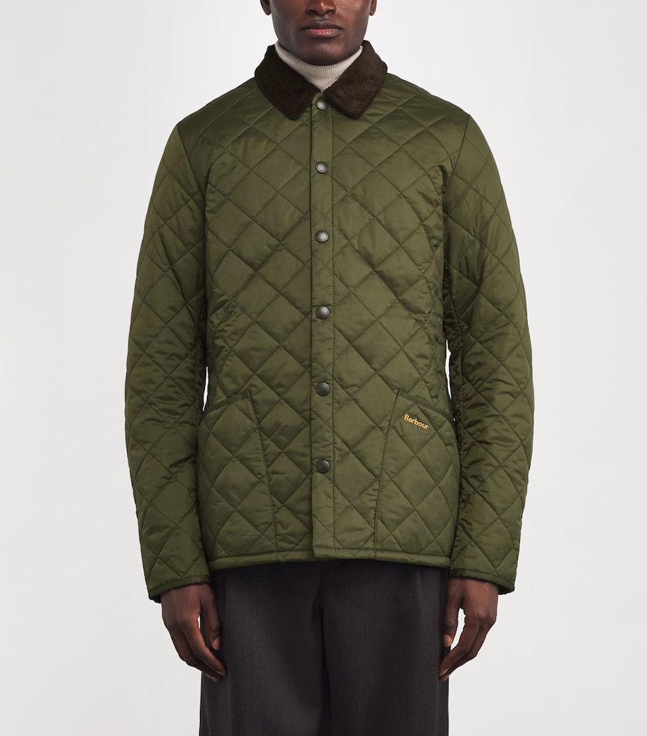 Heritage Liddesdale Quilted Jacket OLIVE Image 3