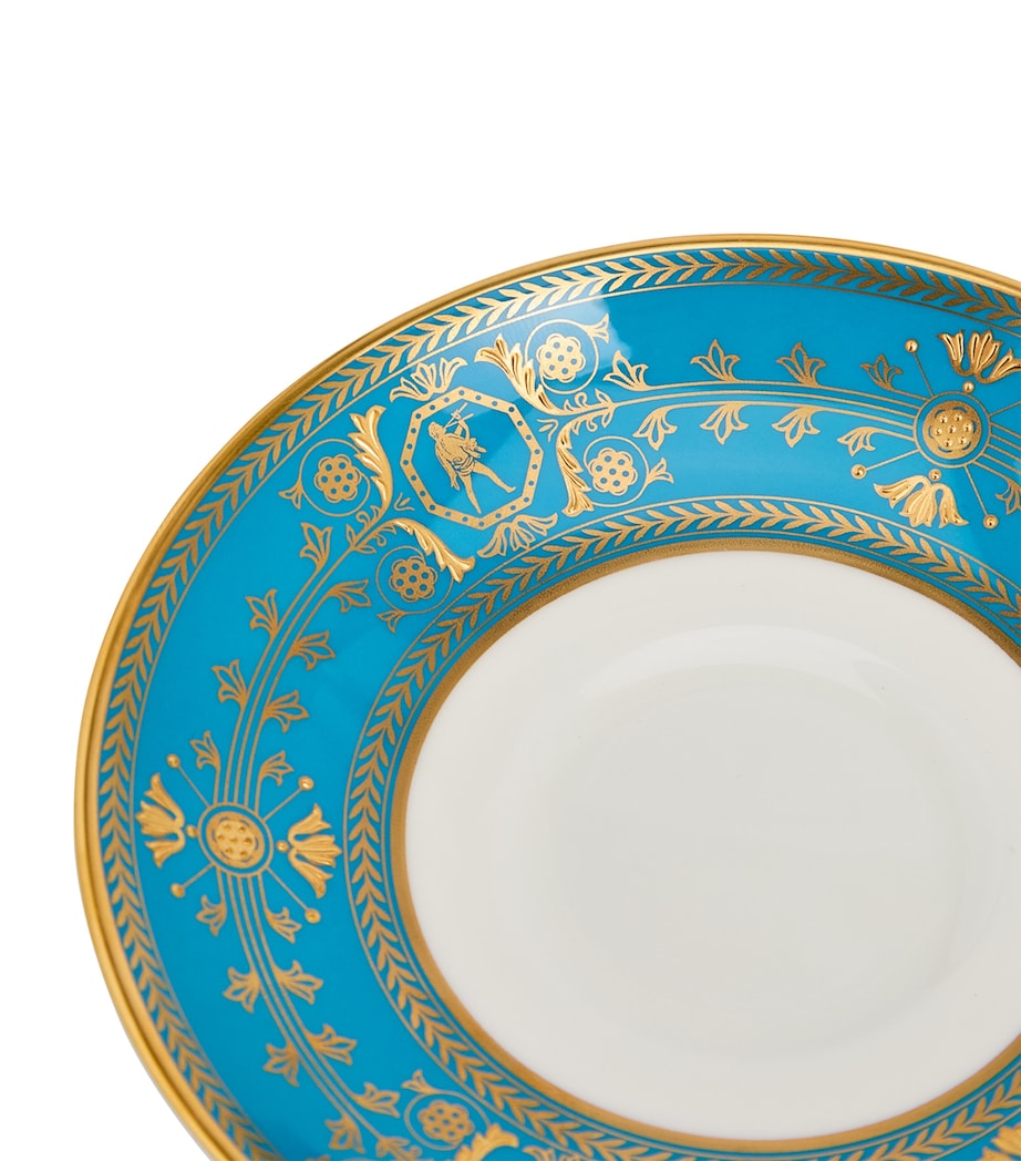 Set of 2 Bone China Bacchus Teacups and Saucers MULTI Image 6