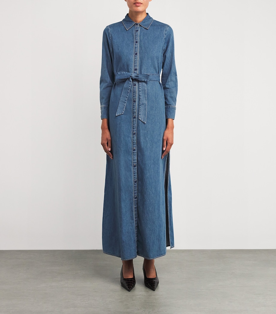 Denim Chassidy Maxi Dress J415 VINTAGE BLUE Image 3