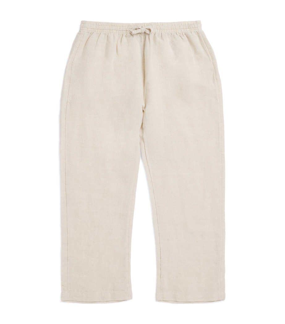 Linen-Cotton Leoni Trousers (5-10 Years) NATURE Image 1