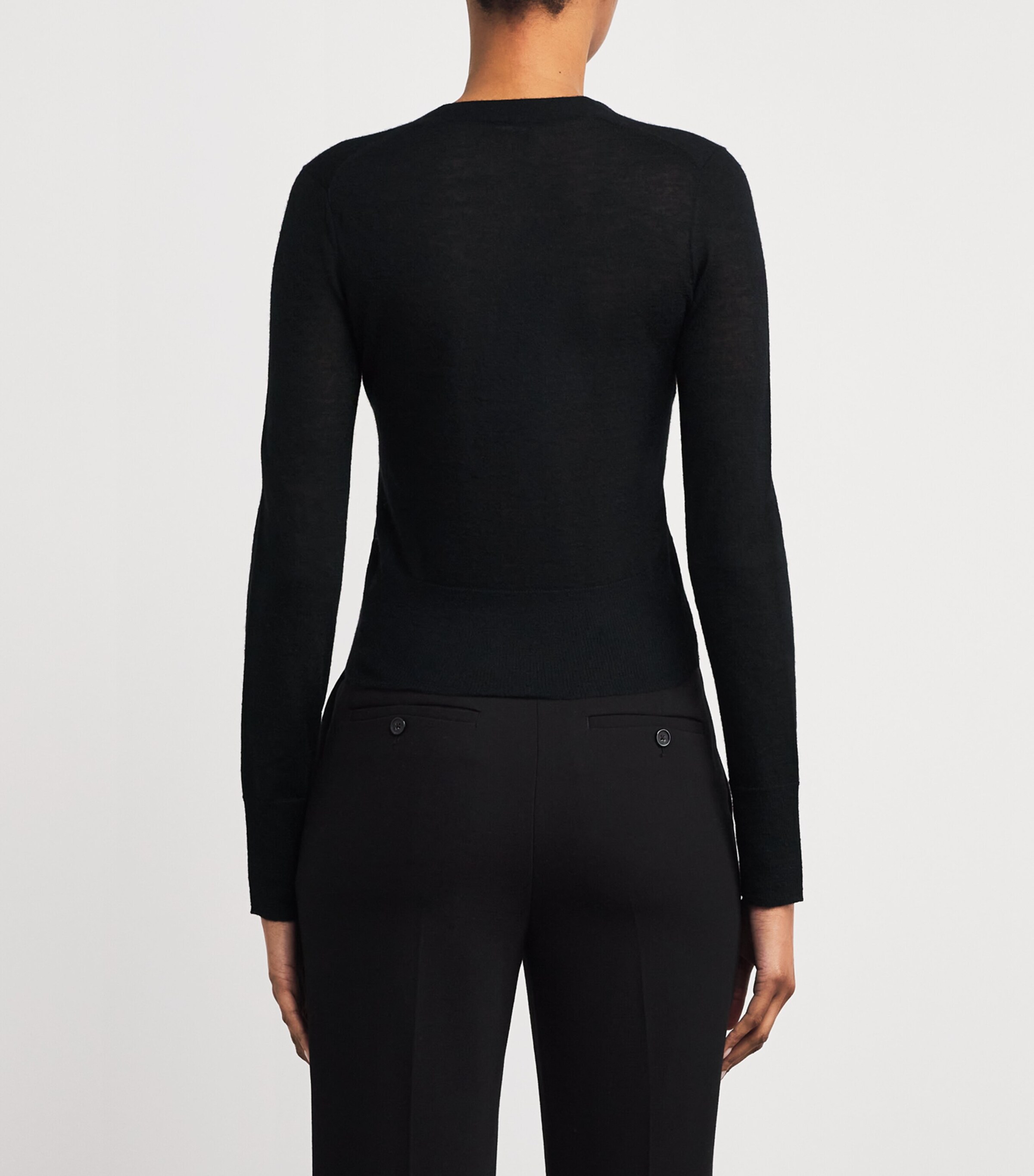 Cashmere Cashair Cardigan BLACK Image 4