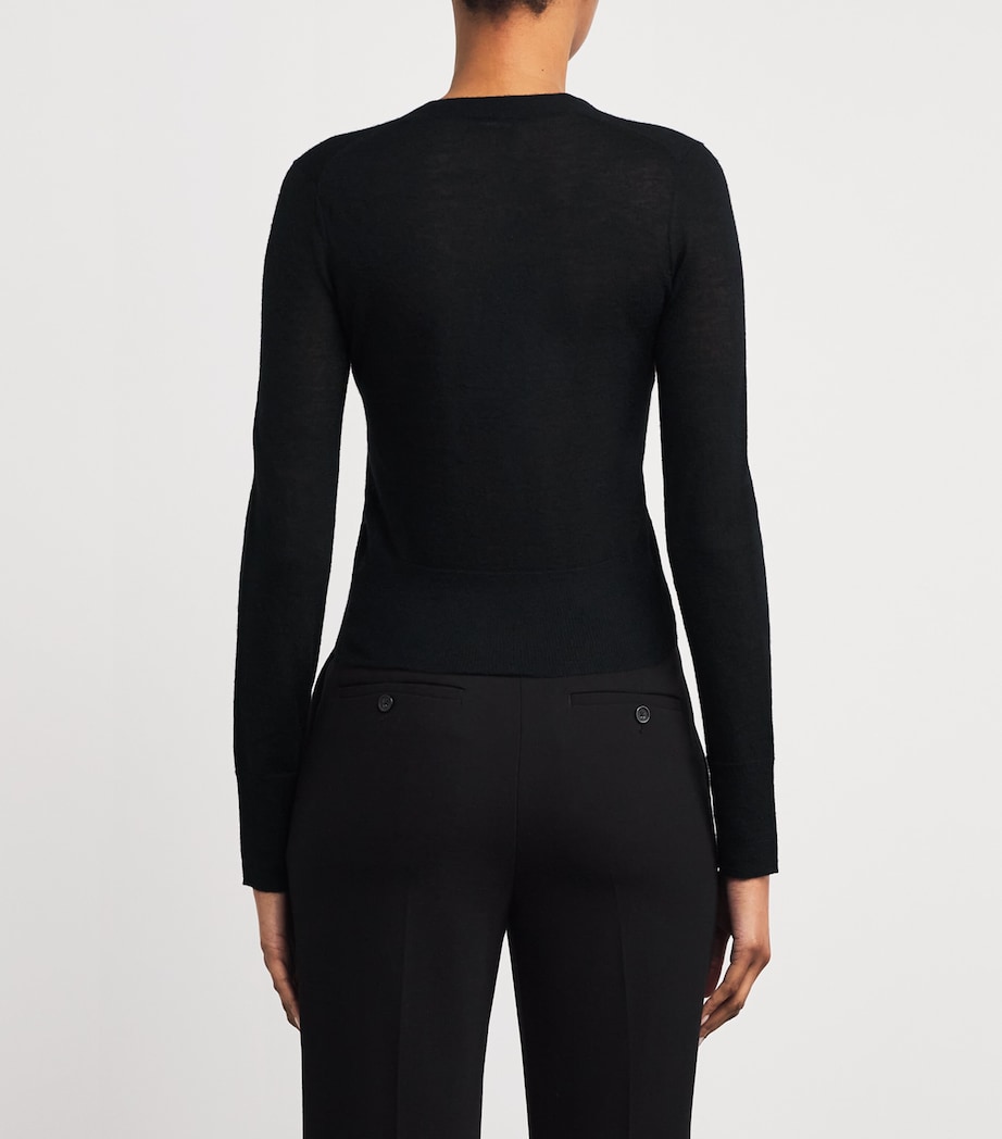 Cashmere Cashair Cardigan BLACK Image 4