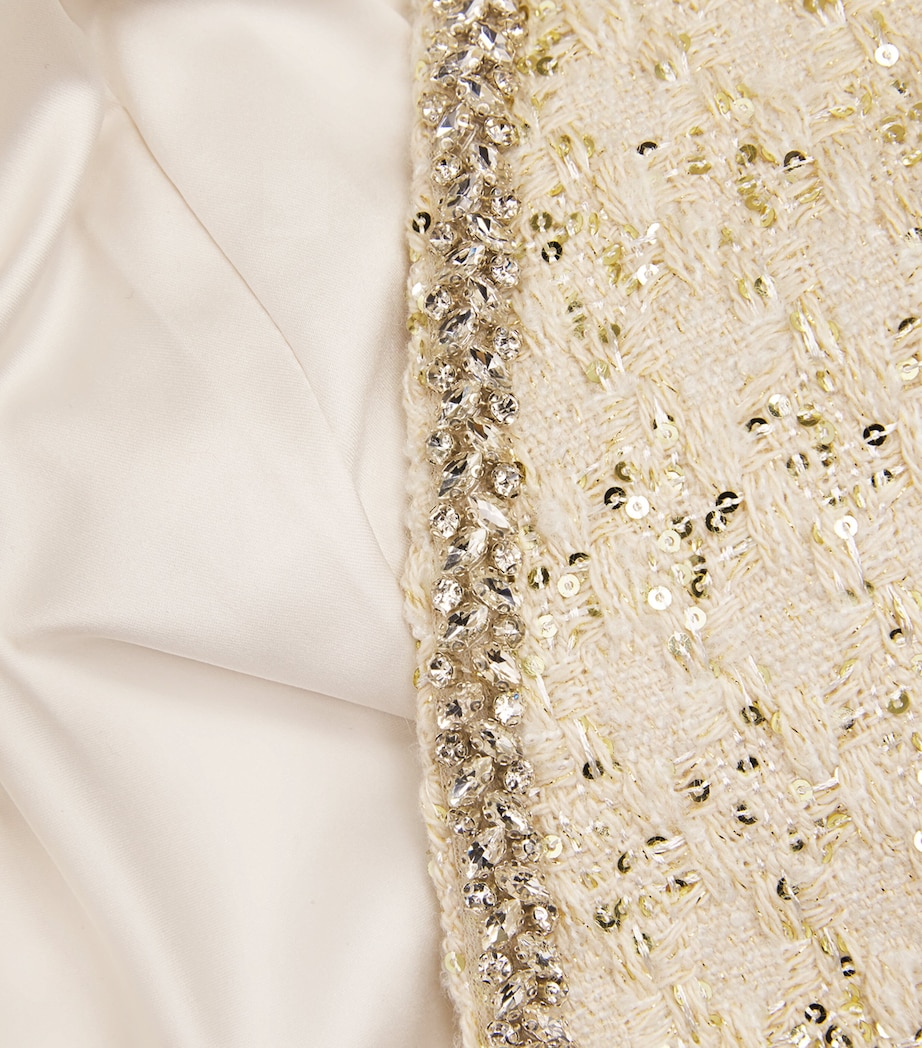 Tweed Embellished Kidman Blazer A301 NATURAL Image 5