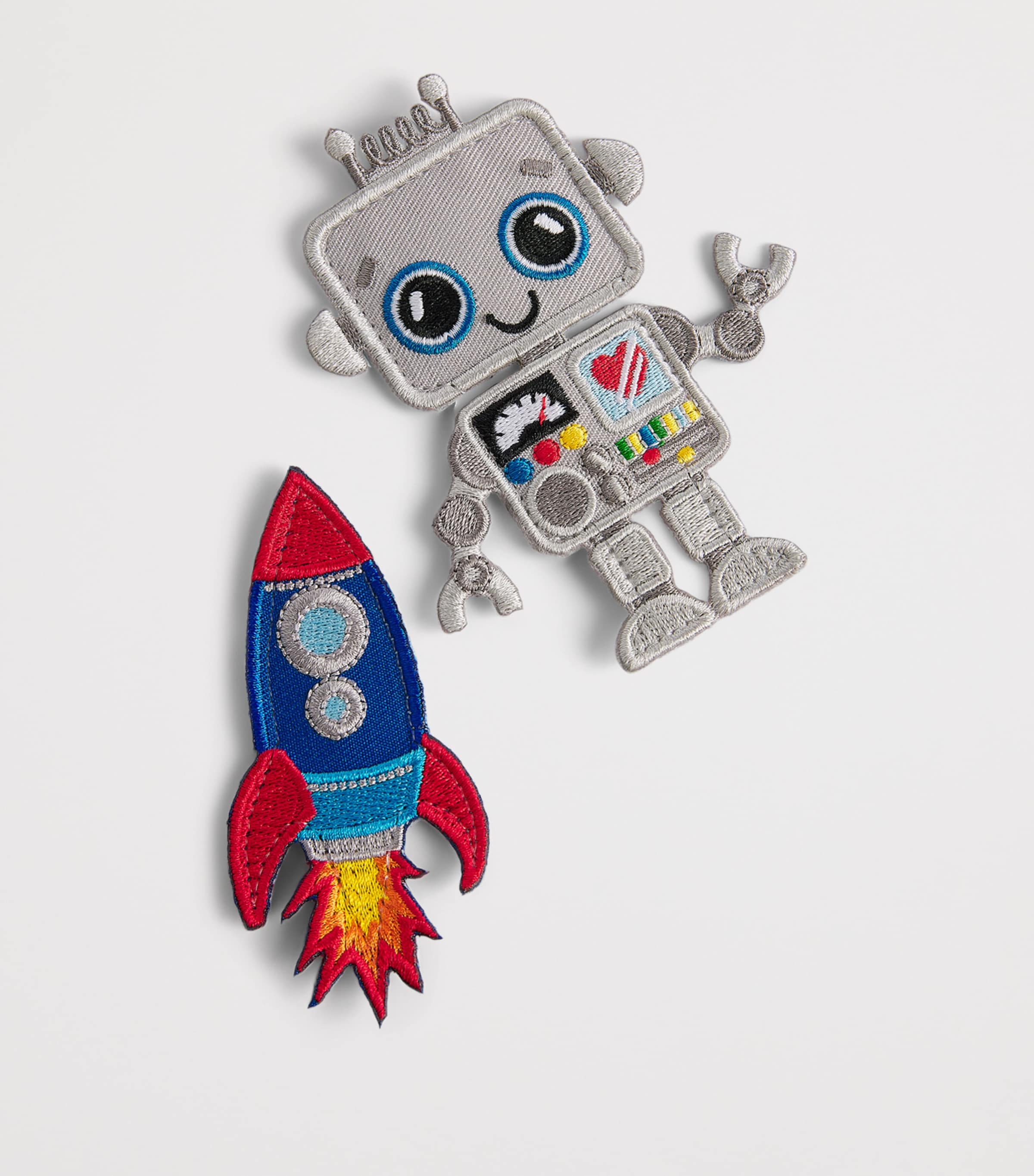 BECCO BAGS Robot and Rocket Patch Set Image 2