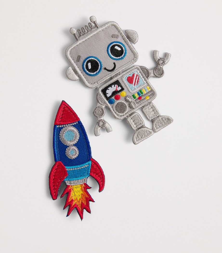 BECCO BAGS Robot and Rocket Patch Set Image 2