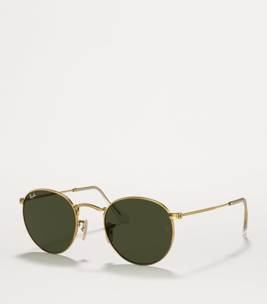 Round Wire-Frame Sunglasses NO COLOUR Image 2