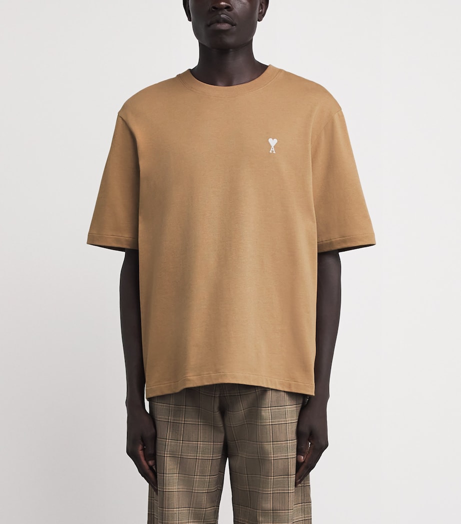 Cotton Ami de Coeur T-Shirt 280 - CAMEL Image 3