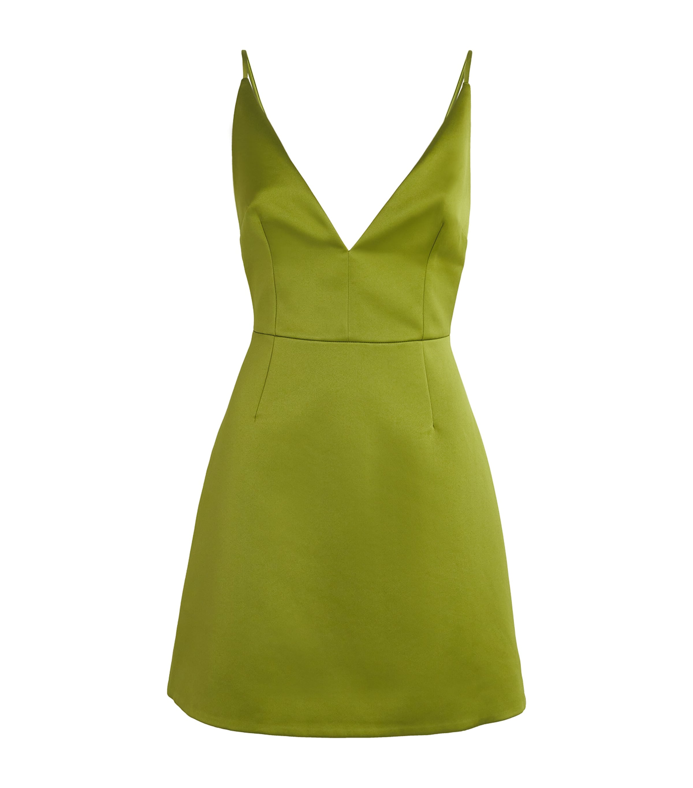 EMILIA WICKSTEAD SATIN VERO MINI DRESS