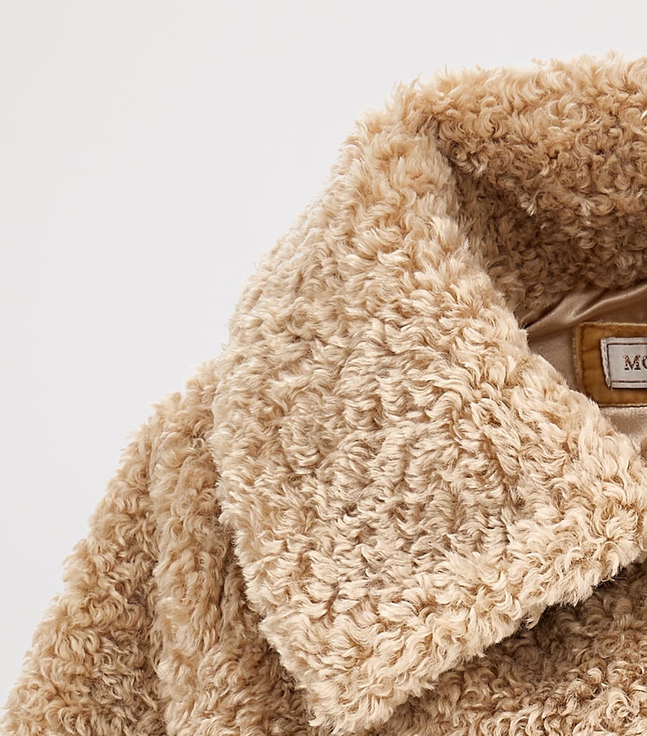 Cropped Teddy Jacket (2-12 Years) BEIGE Image 3