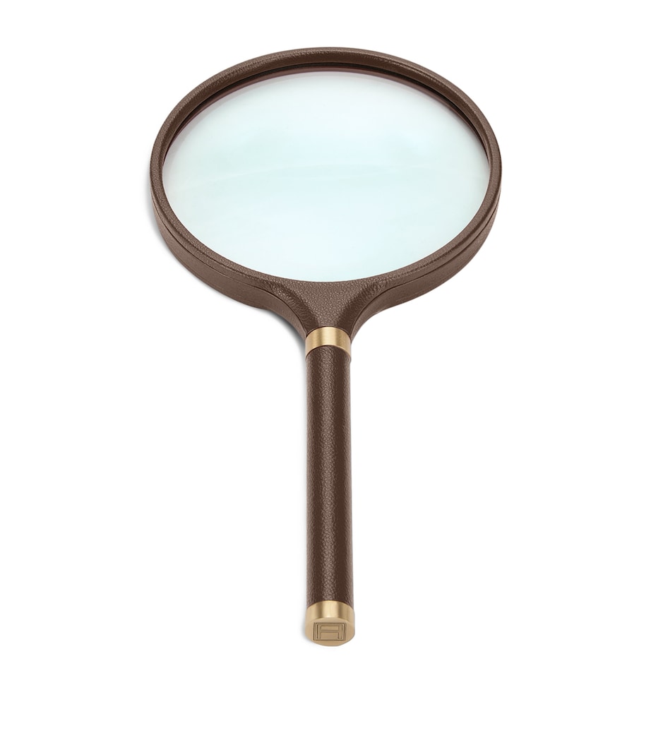 Leather Archival Magnifying Glass BROWN Image 3