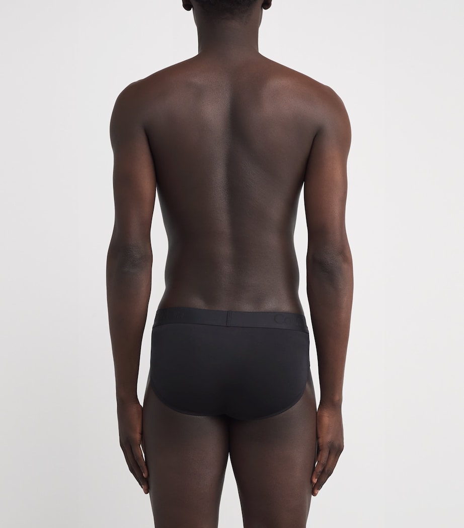 Logo Hip Briefs (Pack of 3) 33VBLACK/TURBULENCE Image 3