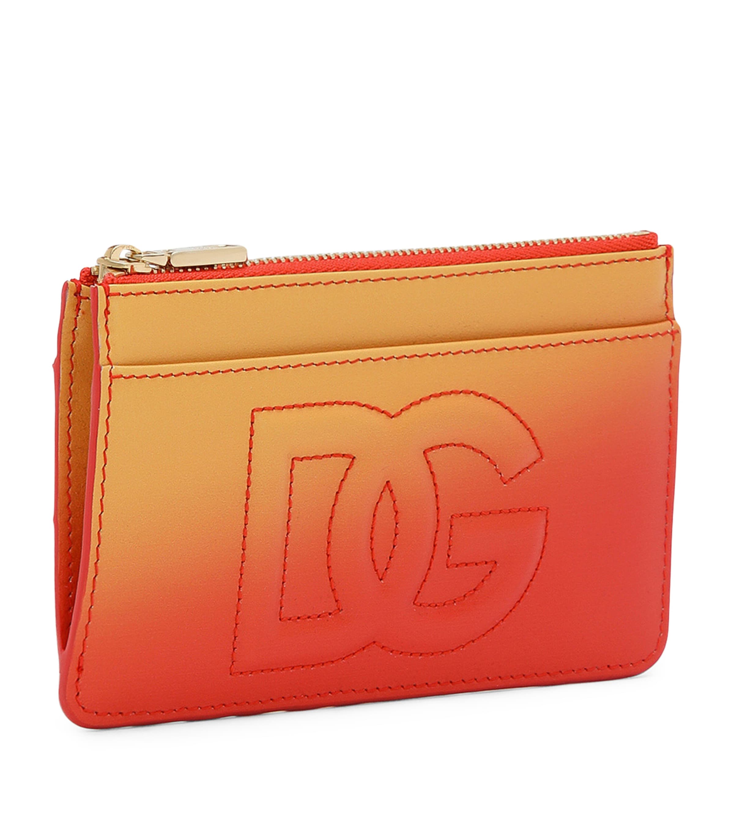 Leather Gradient Zip Card Holder HO5AC-DG DEGRADE' AR Image 3