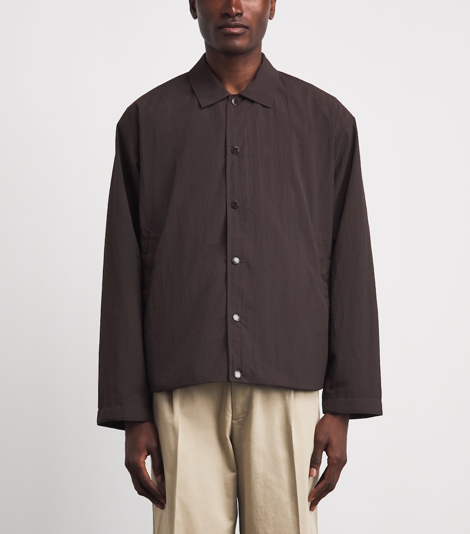 NN.07 Mens Water-Repellent Fenton 80039 Shacket Dusky Port Image 4