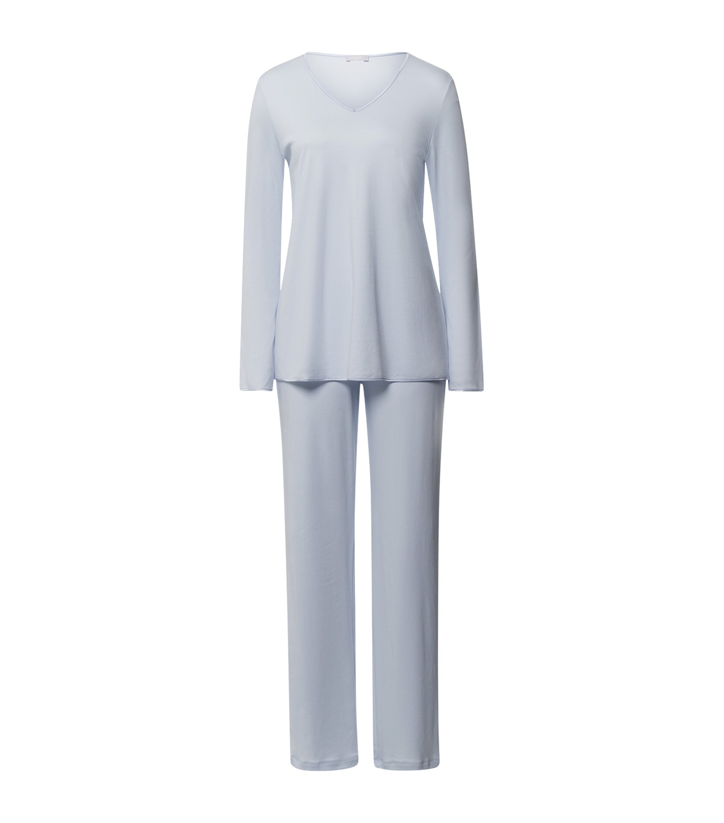 Hanro Cotton Long-Sleeve Pyjama Set | Women Clothing | Nightwear | Pyjamas | Designers | Hanro