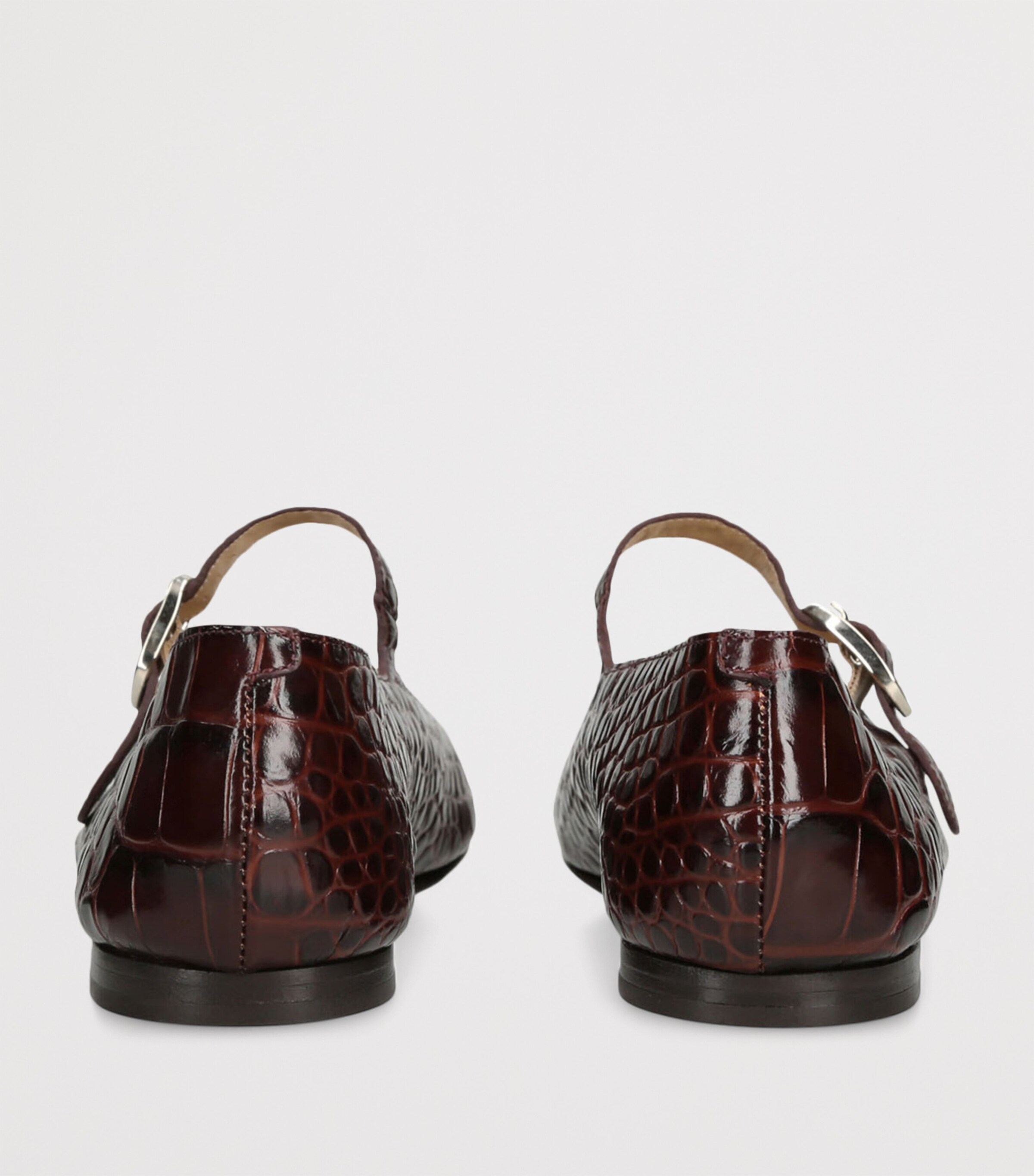 Le Monde Beryl Brown Leather Mary Jane Ballet Flats | Harrods NZ