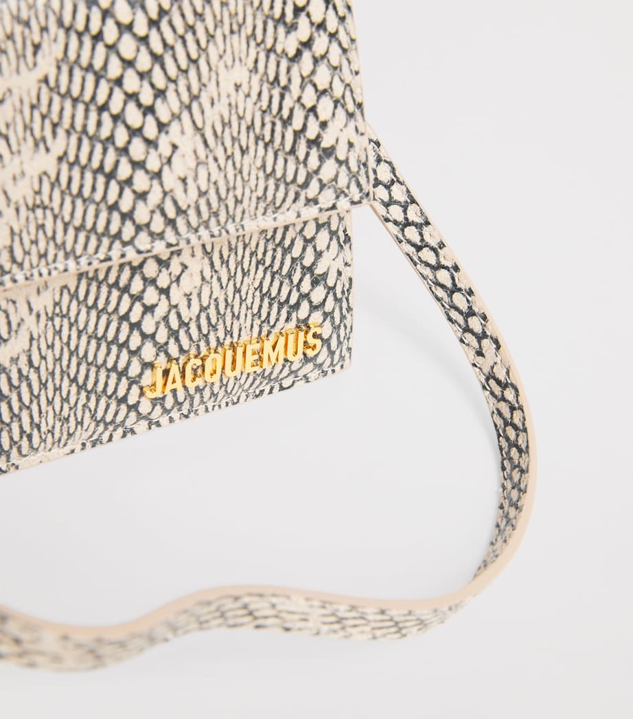 Long Leather Bambino Shoulder Bag 150 BEIGE Image 5