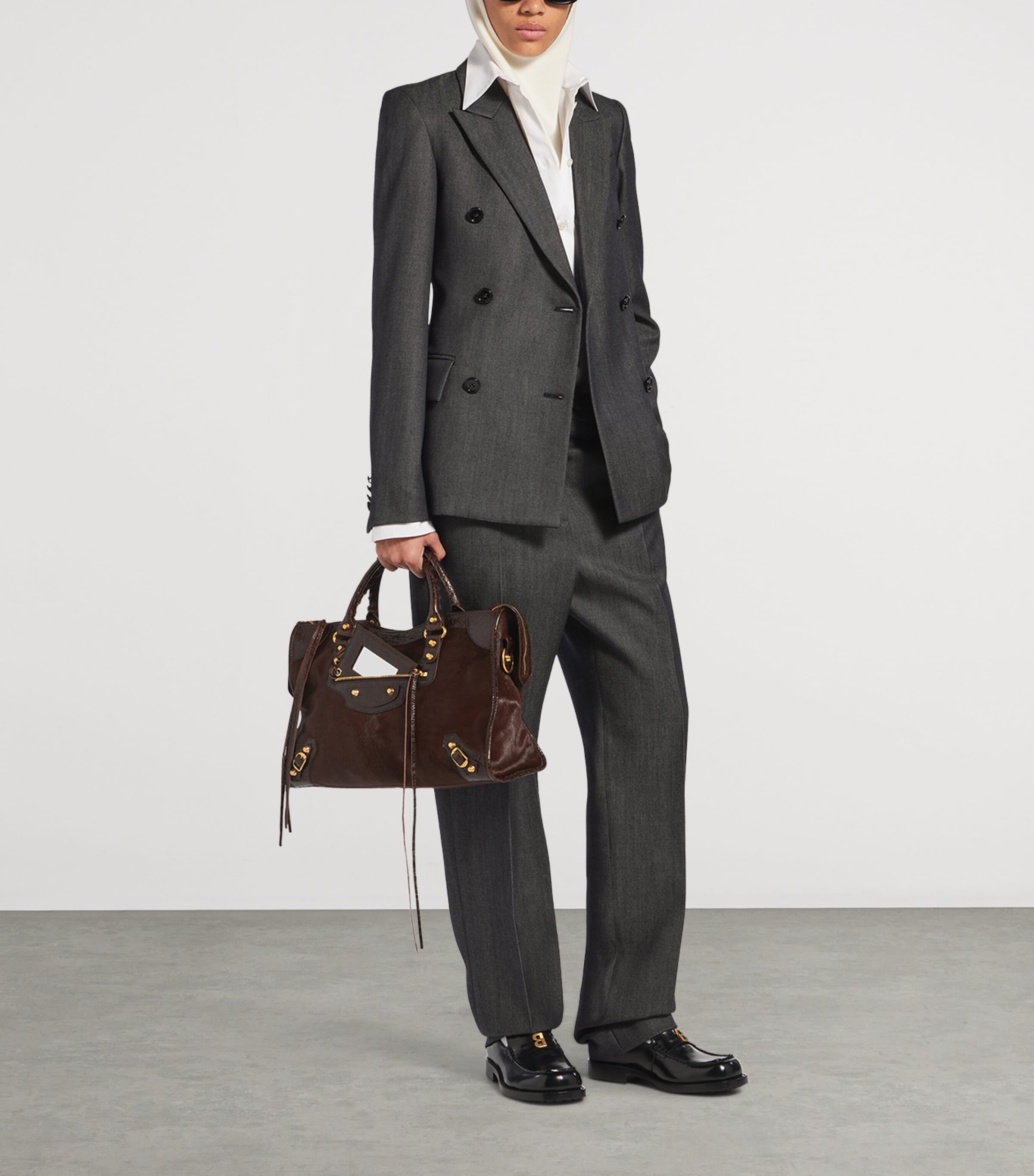 Balenciaga Womens Wool Twill Blazer Image 2