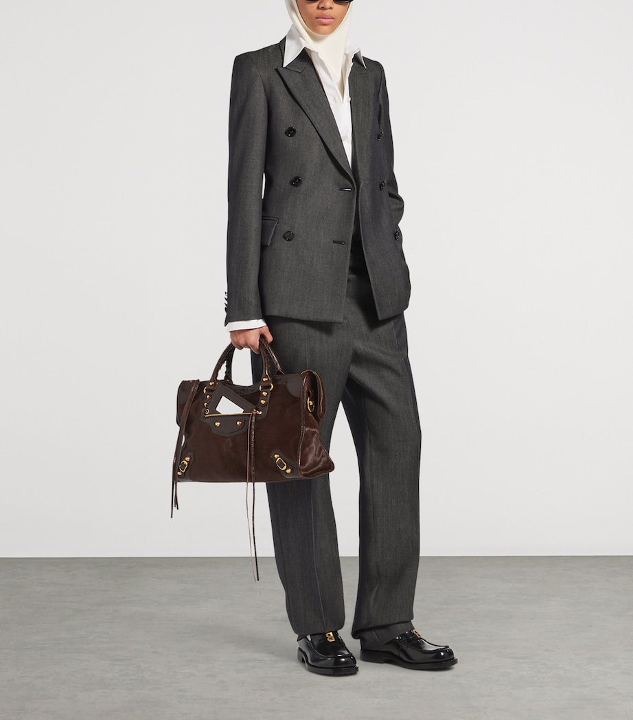 Balenciaga Womens Wool Twill Blazer Image 2