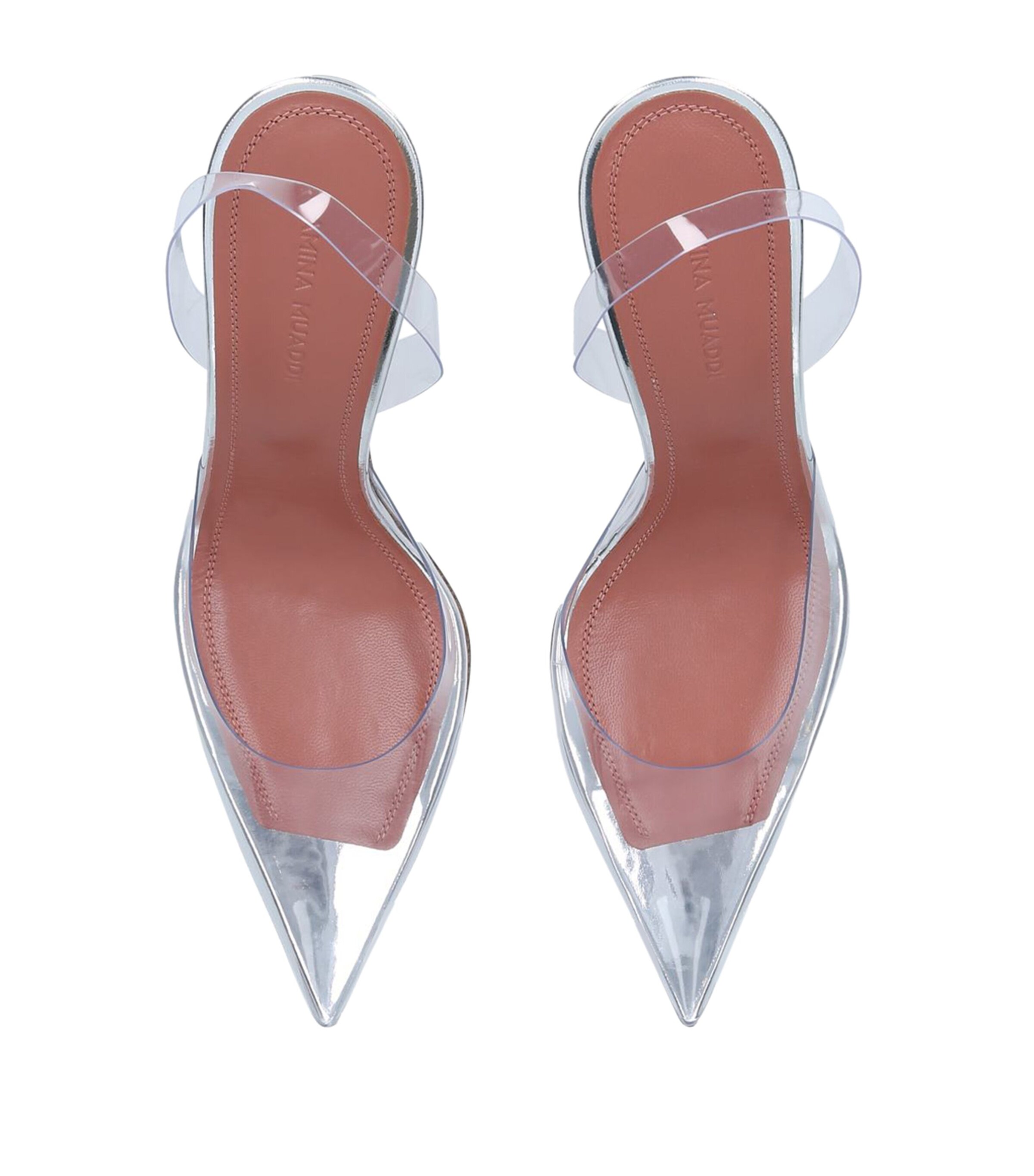 Amina Muaddi Holli Glass Slingback Pumps 95 Other Image 3