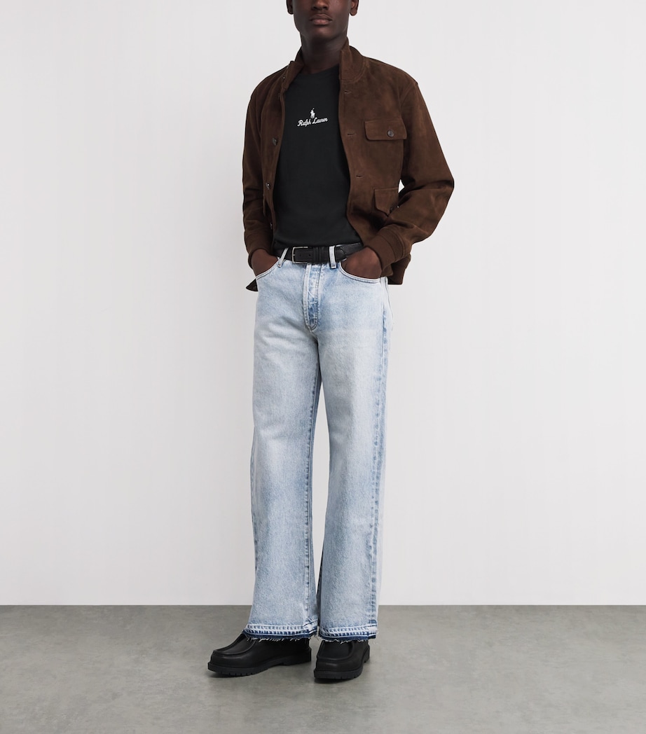 Cotton Script Logo T-Shirt BLACK Image 2