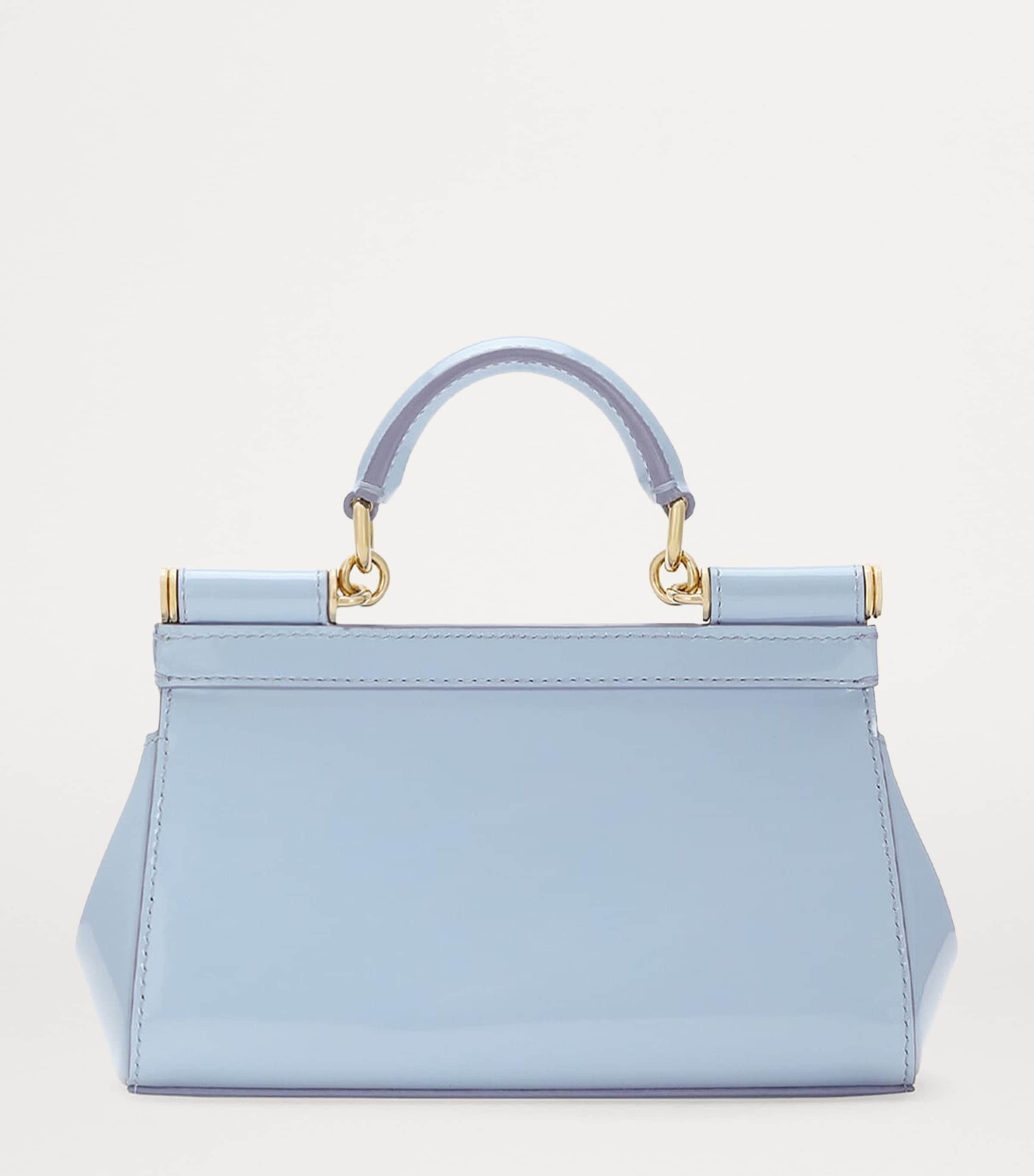 Small Calfskin Sicily Top-Handle Bag 80789-ZUCCHERO Image 3