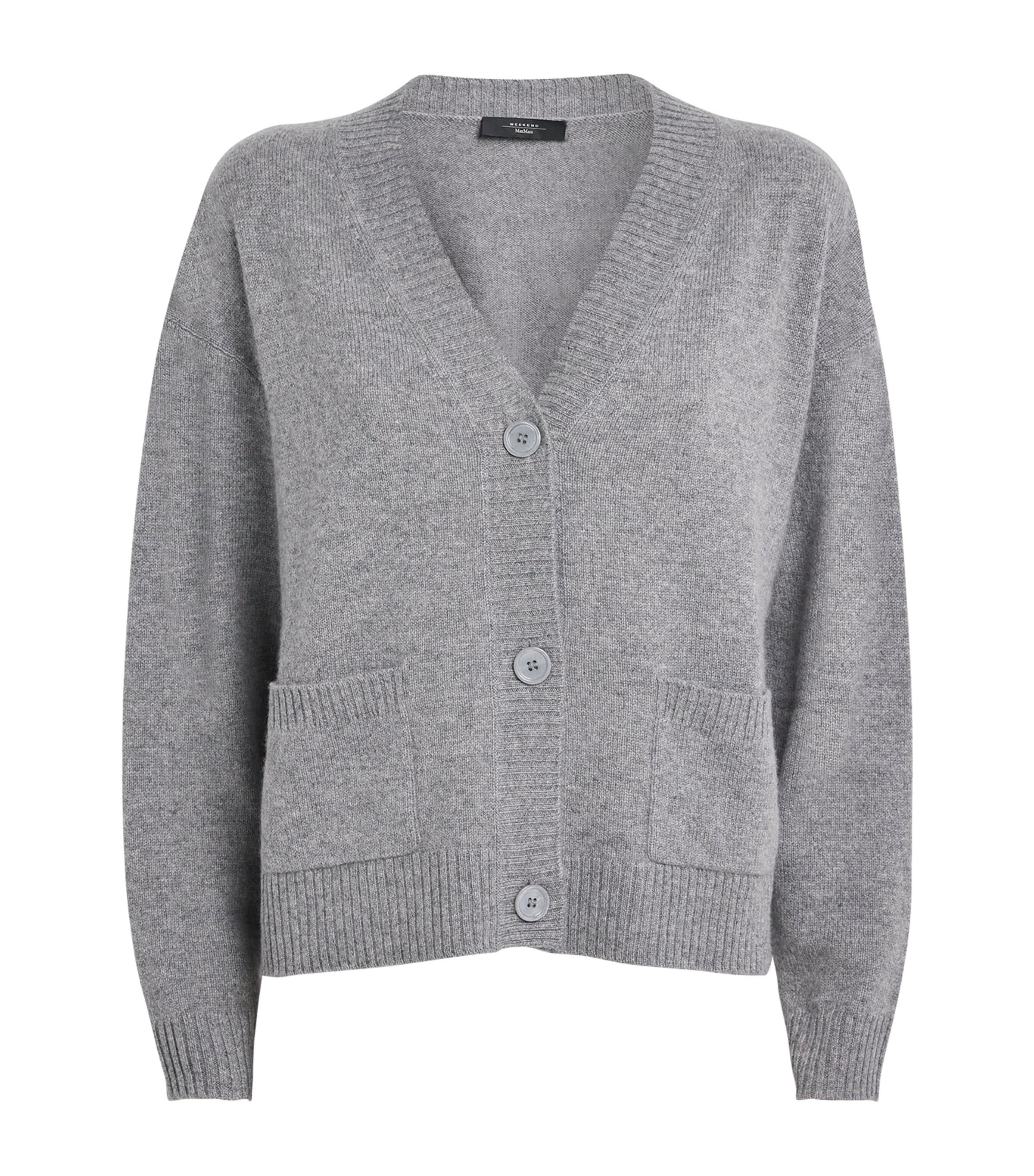 Virgin Wool Cardigan MEDIUM GREY Image 1
