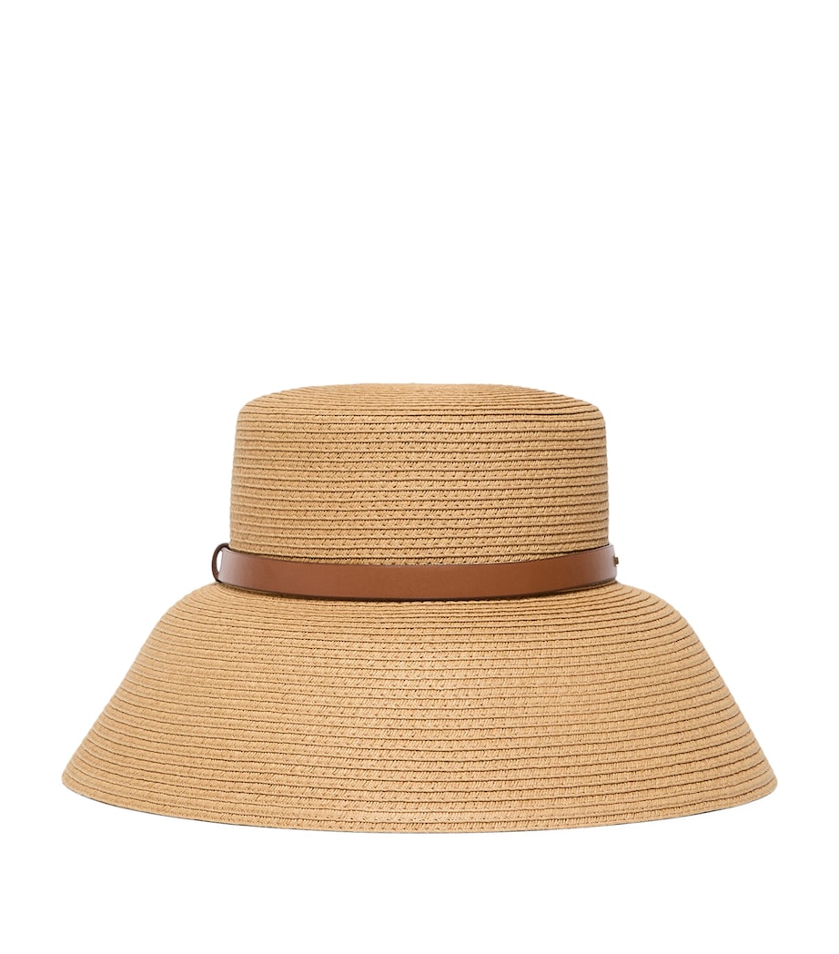 Wide-Brim Hat BEIGE Image 1