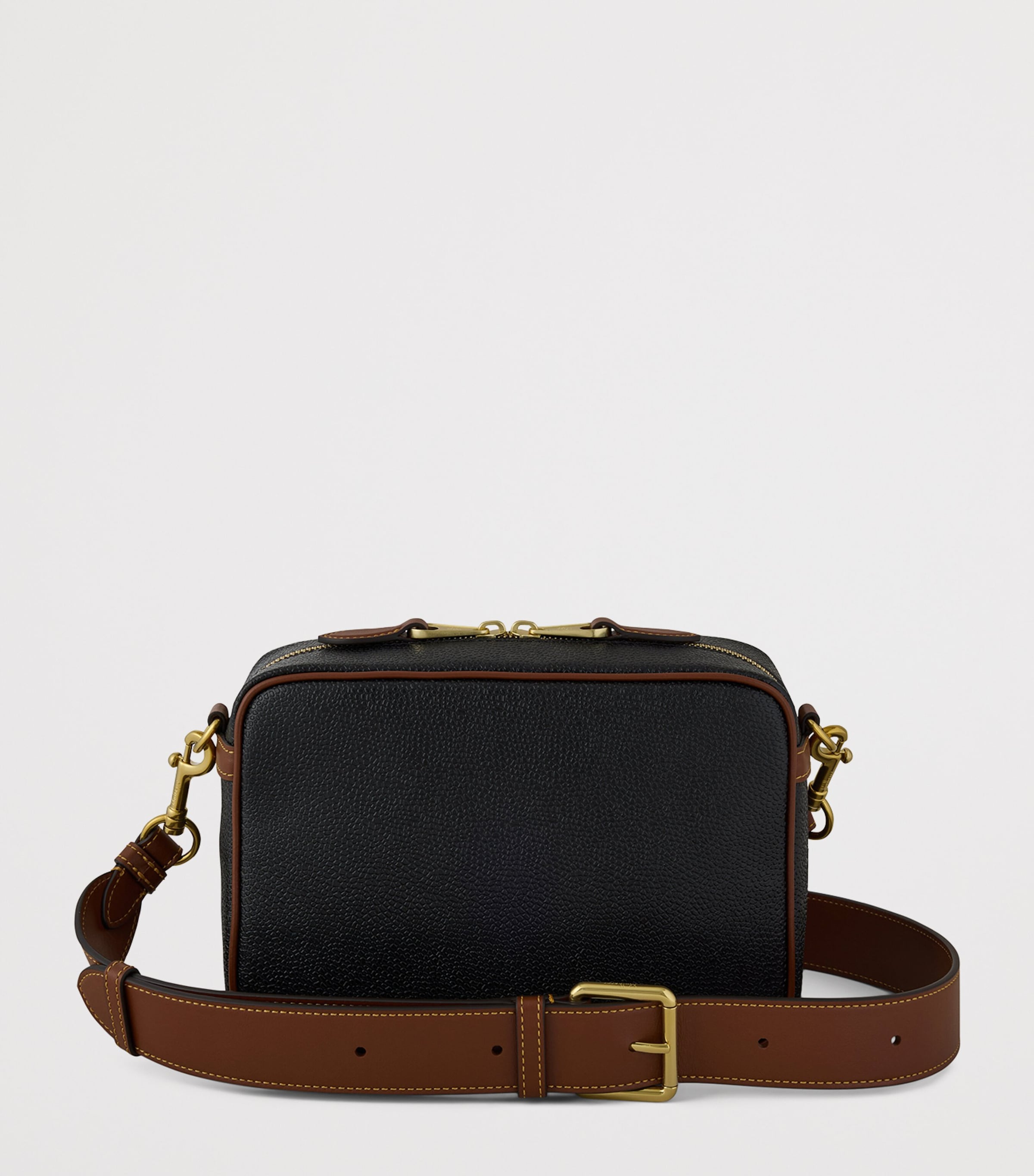 Mulberry Darley Camera Bag Black Cognac Image 3