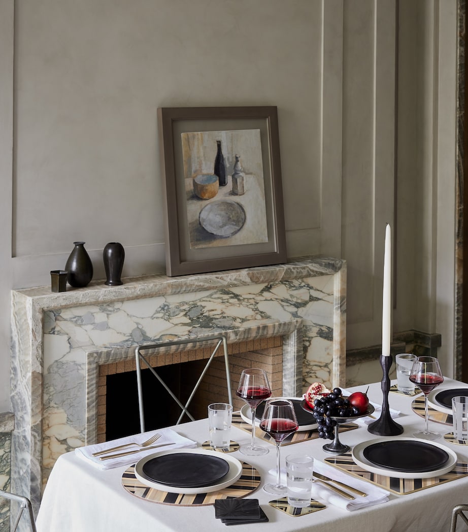 Set of 4 Prestige Square Coasters ANTHRACITE Image 2