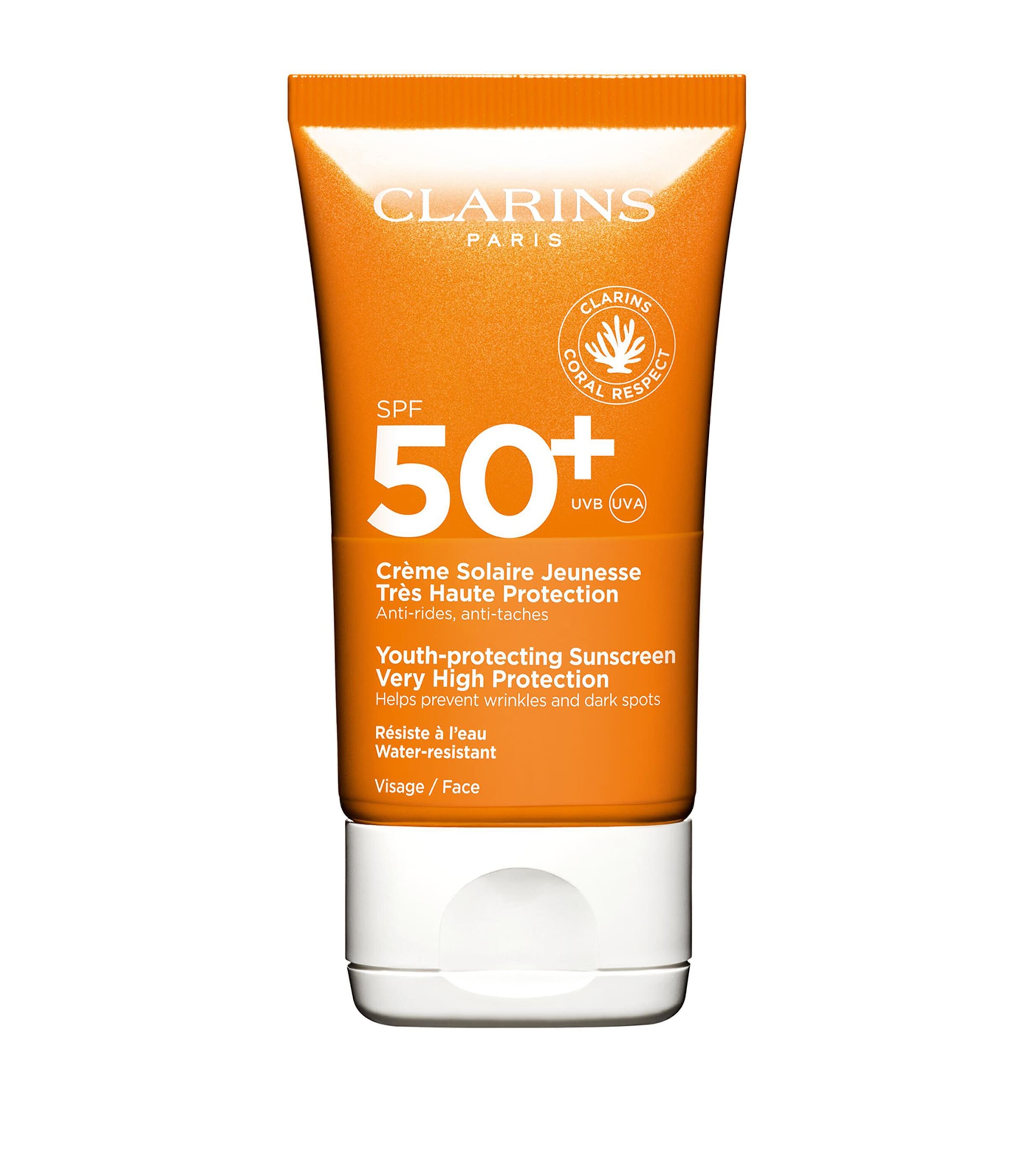 Clarins Youth-protecting Sunscreen Very High Protection Spf 50