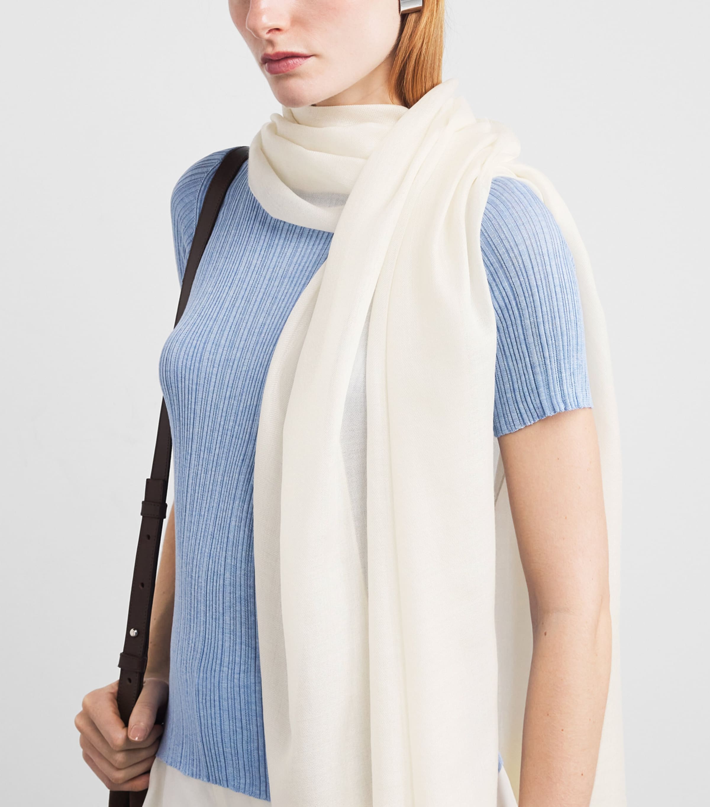 Agnona Cashmere Shawl Scarf Image 2